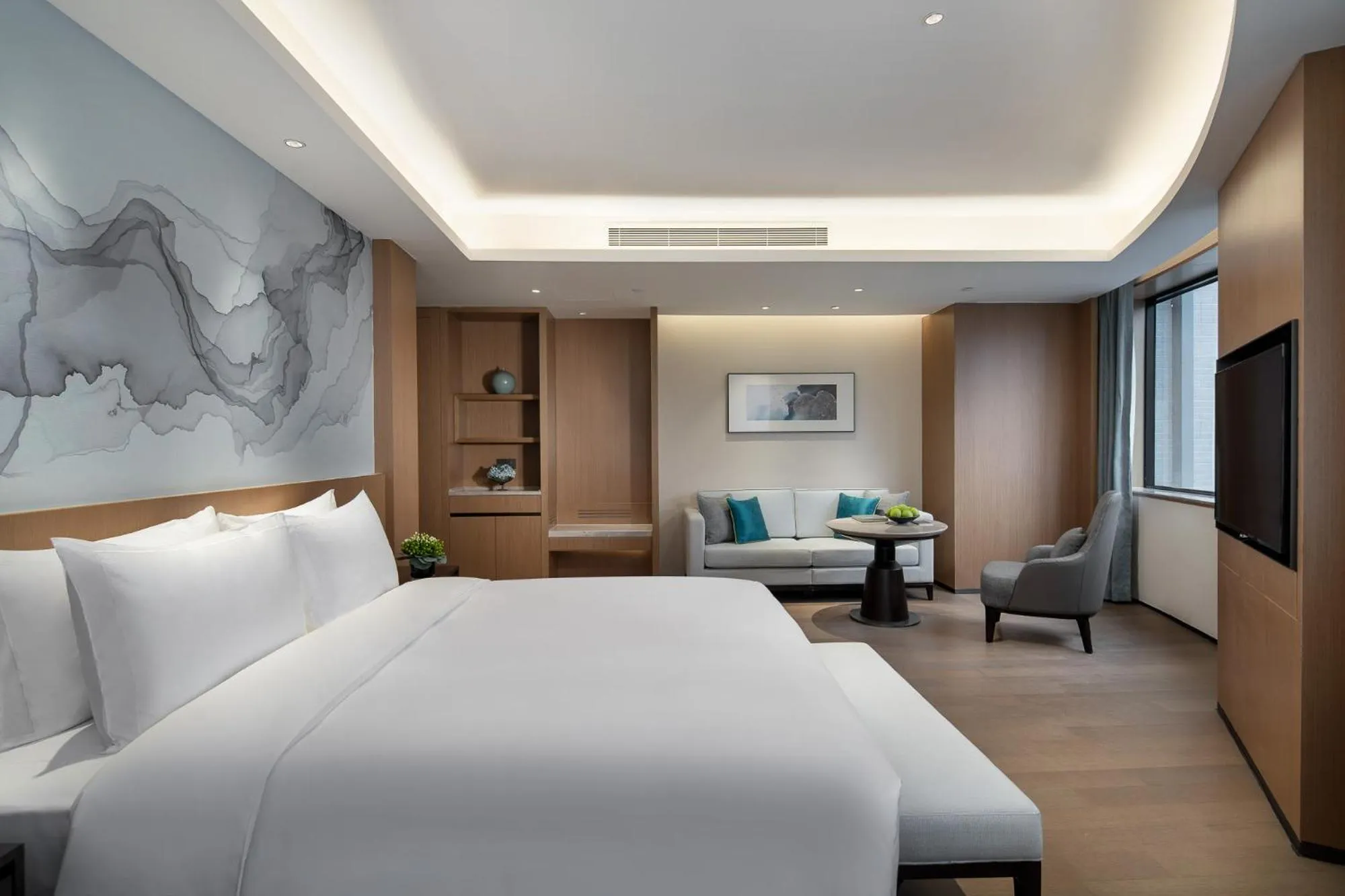 Bed in Foreign Trade Centre C&D Hotel,Fuzhou