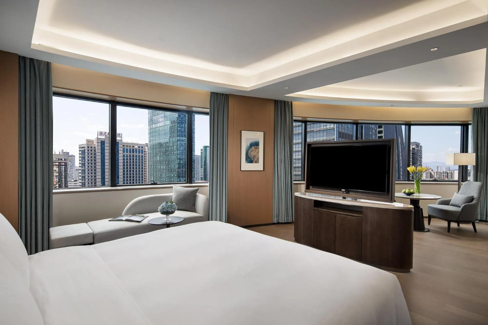 Bed in Foreign Trade Centre C&D Hotel,Fuzhou