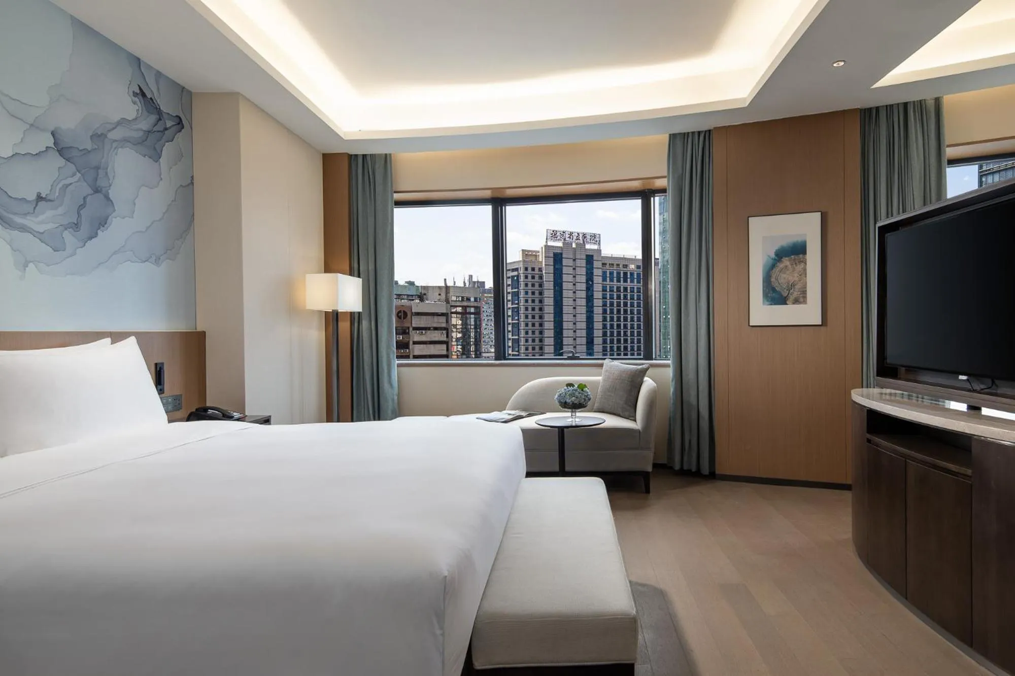 Bed in Foreign Trade Centre C&D Hotel,Fuzhou