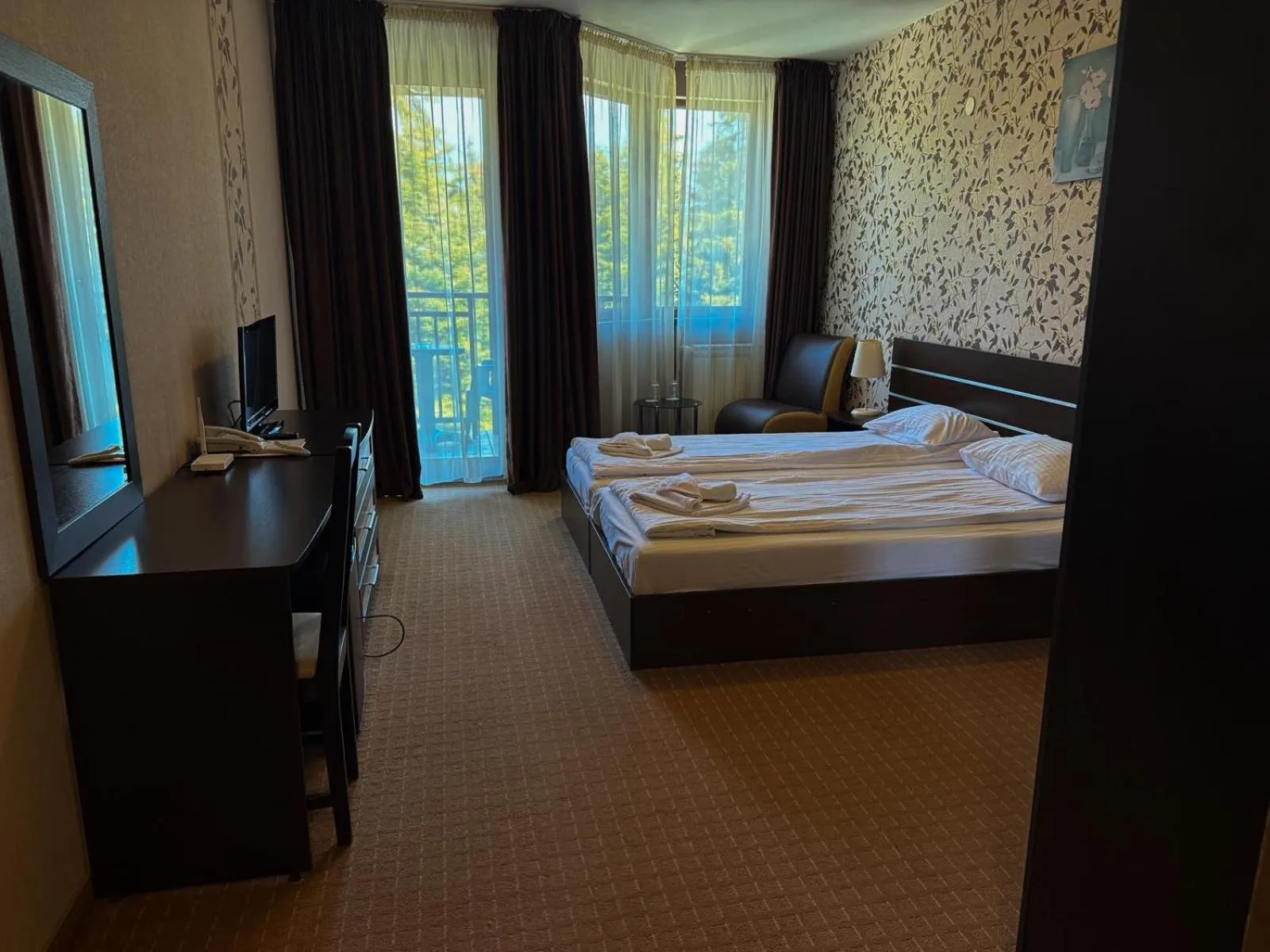 Bed in Hotel Iceberg Borovets