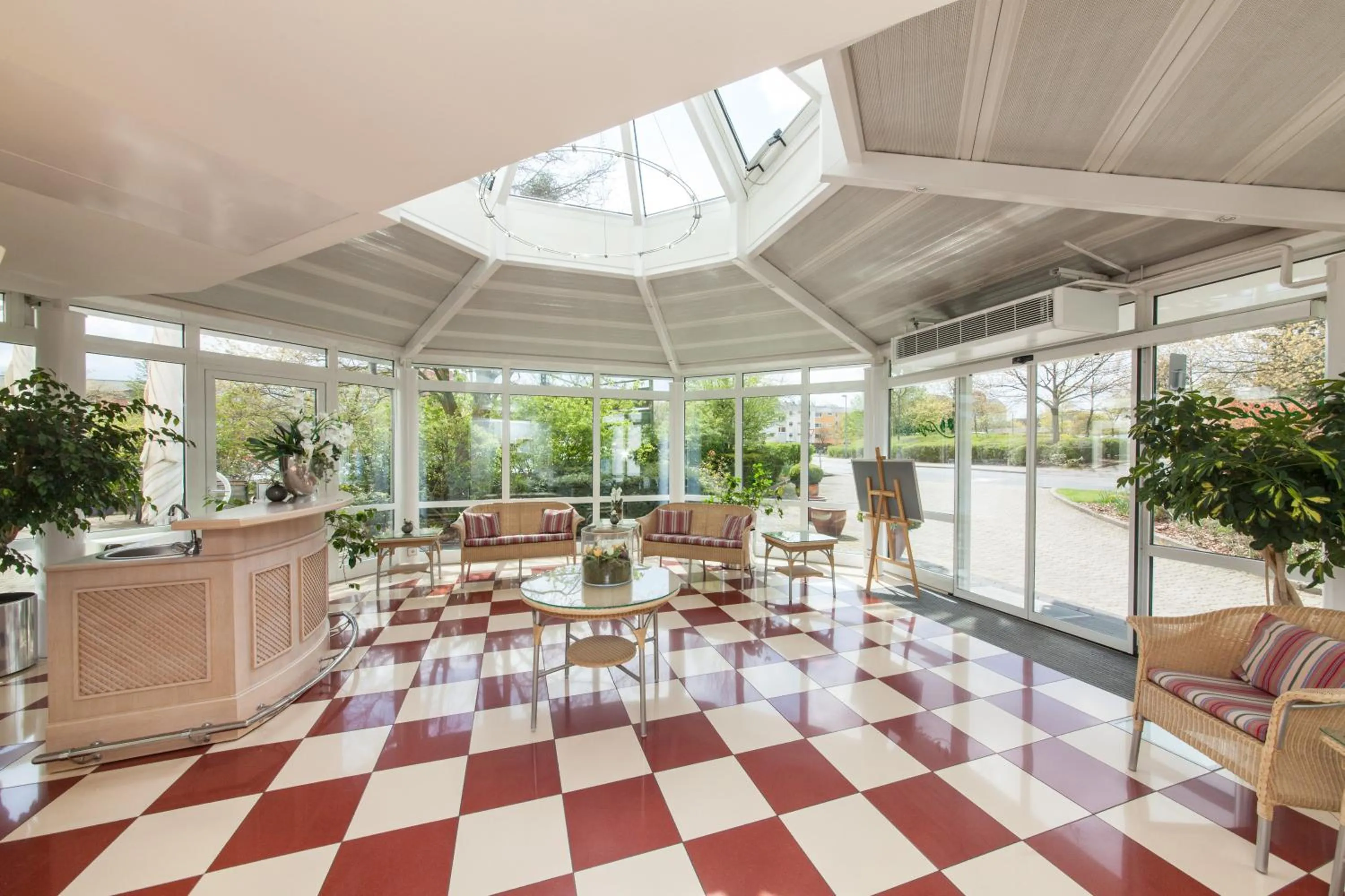 Lobby or reception in Hotel Strijewski