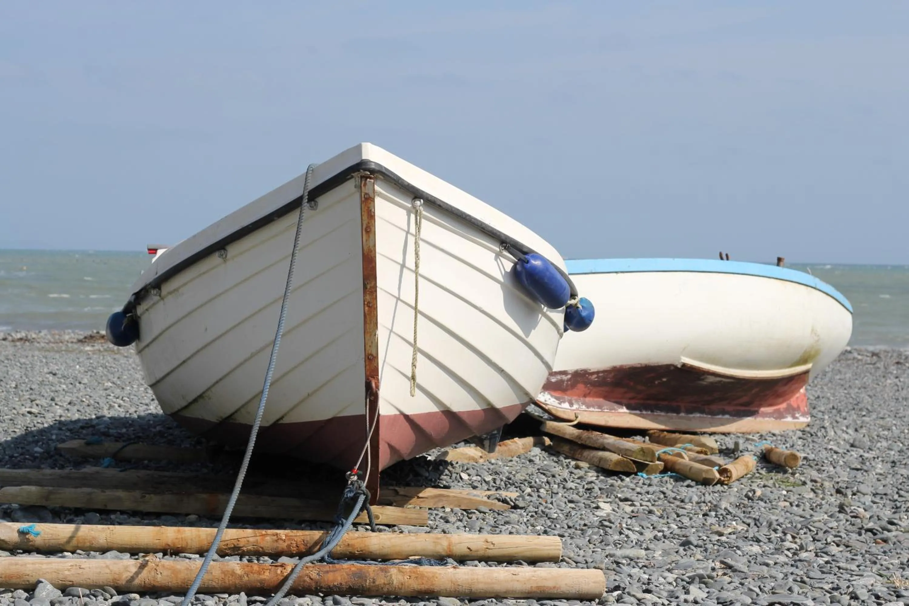 Beach in The Five Pilchards Inn