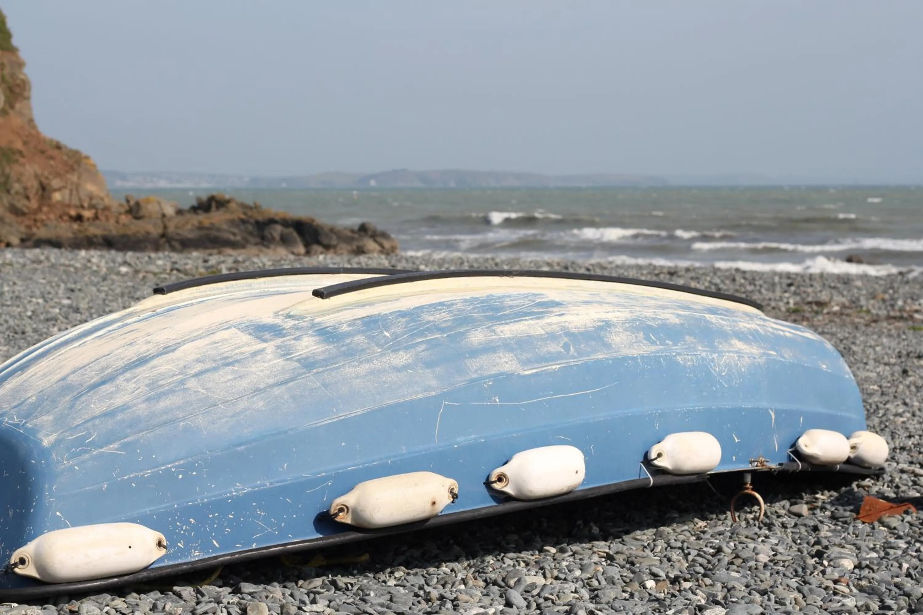 Beach in The Five Pilchards Inn