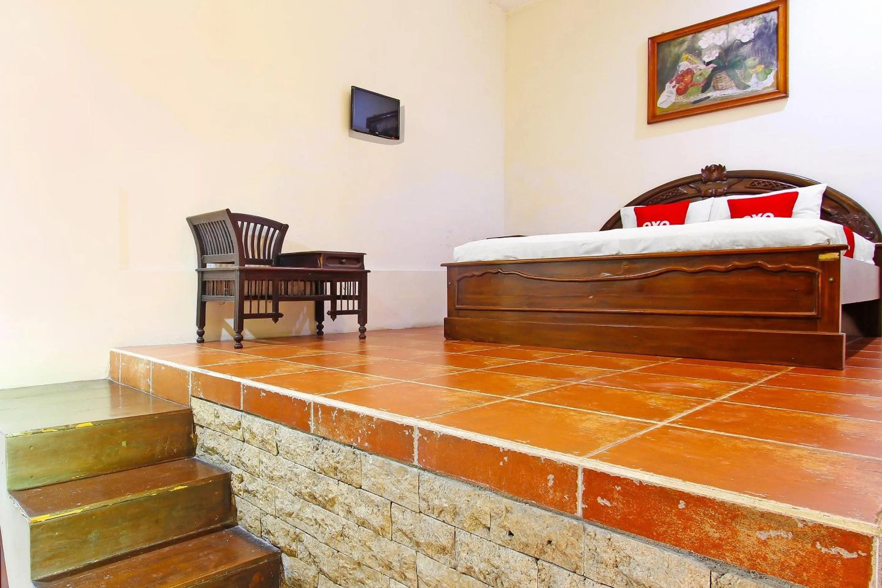 Bedroom in Hotel O Kopi Klotok Homestay Syariah