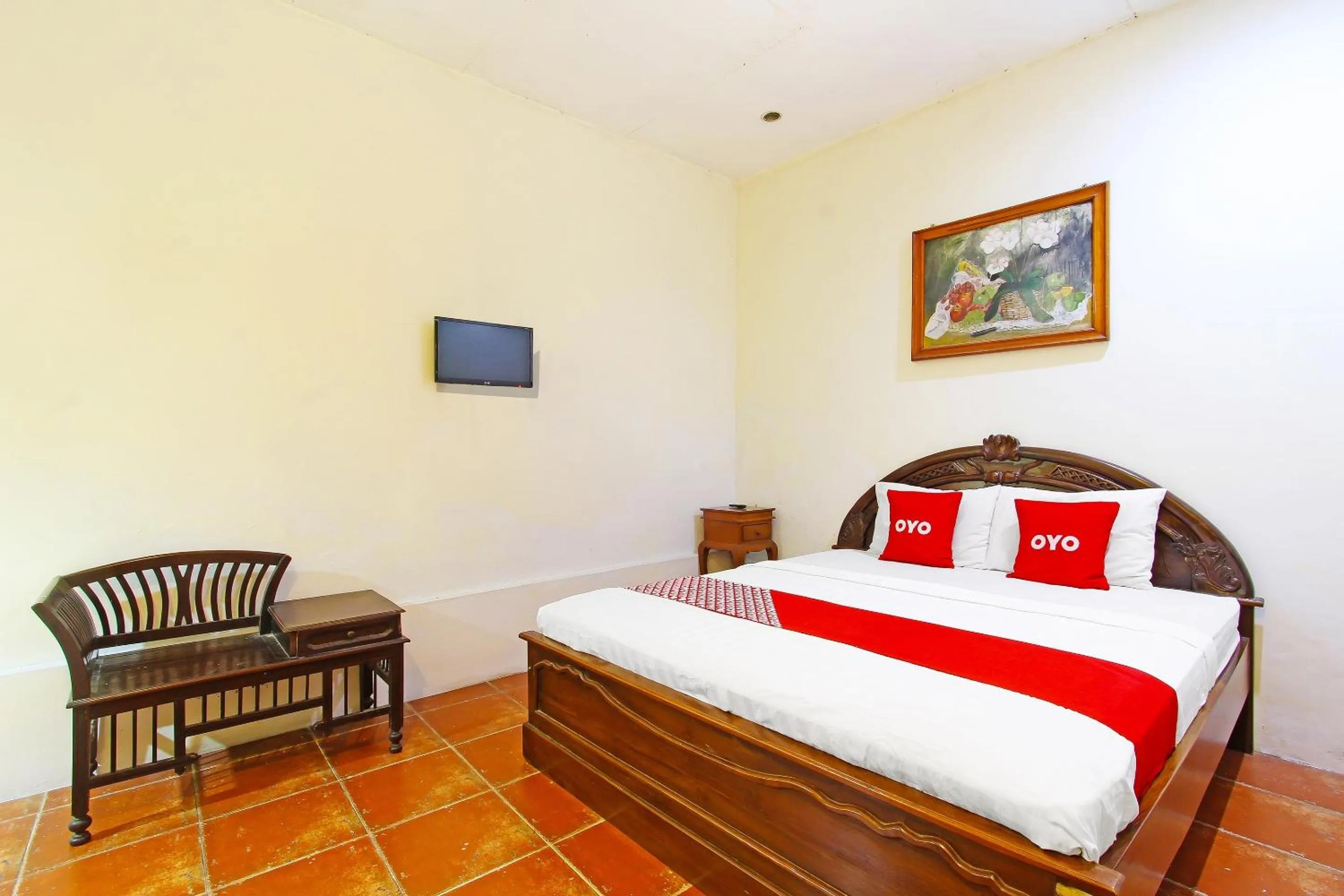 Bedroom in Hotel O Kopi Klotok Homestay Syariah