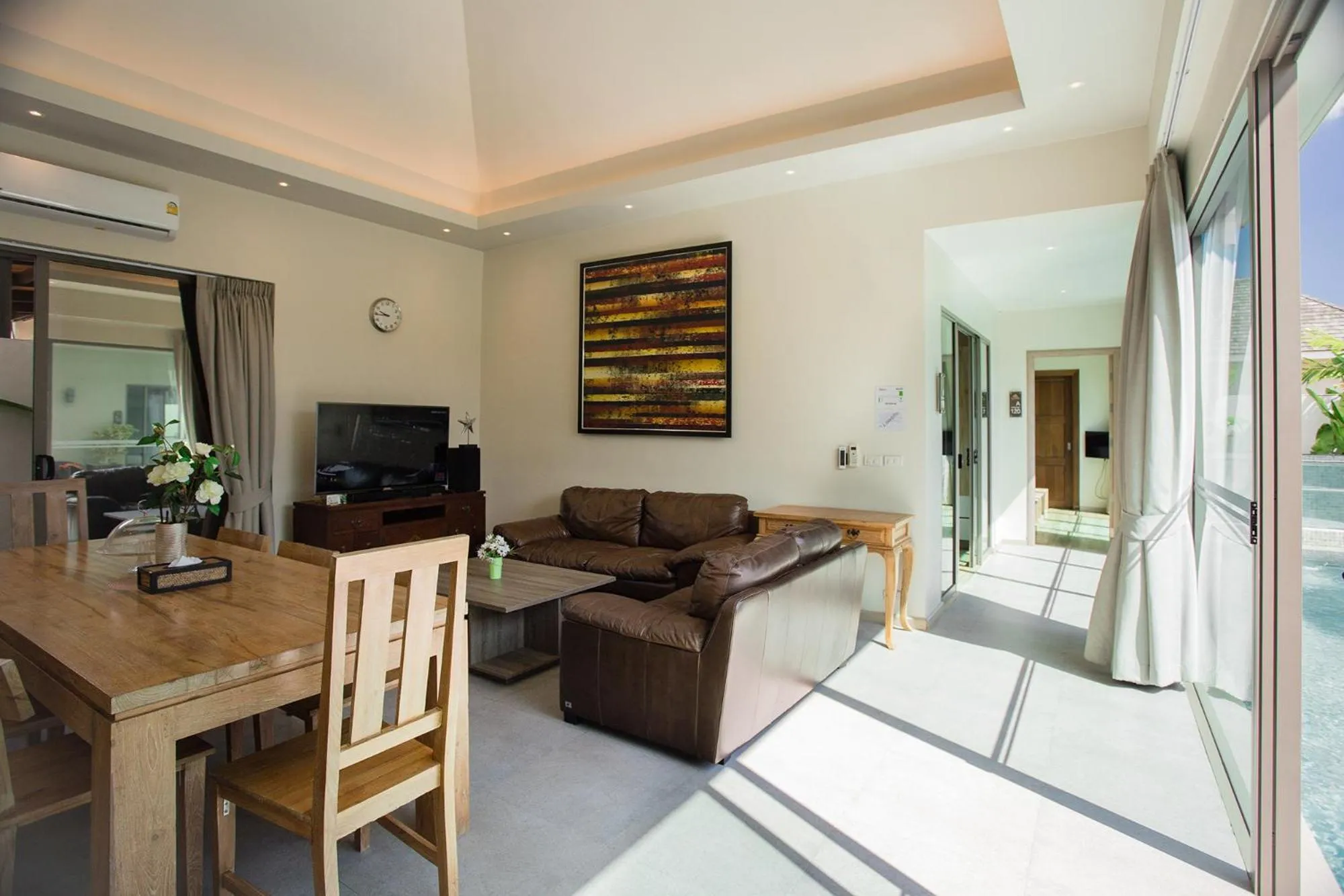 Living room in Yipmunta Pool Villa - SHA Plus Certified