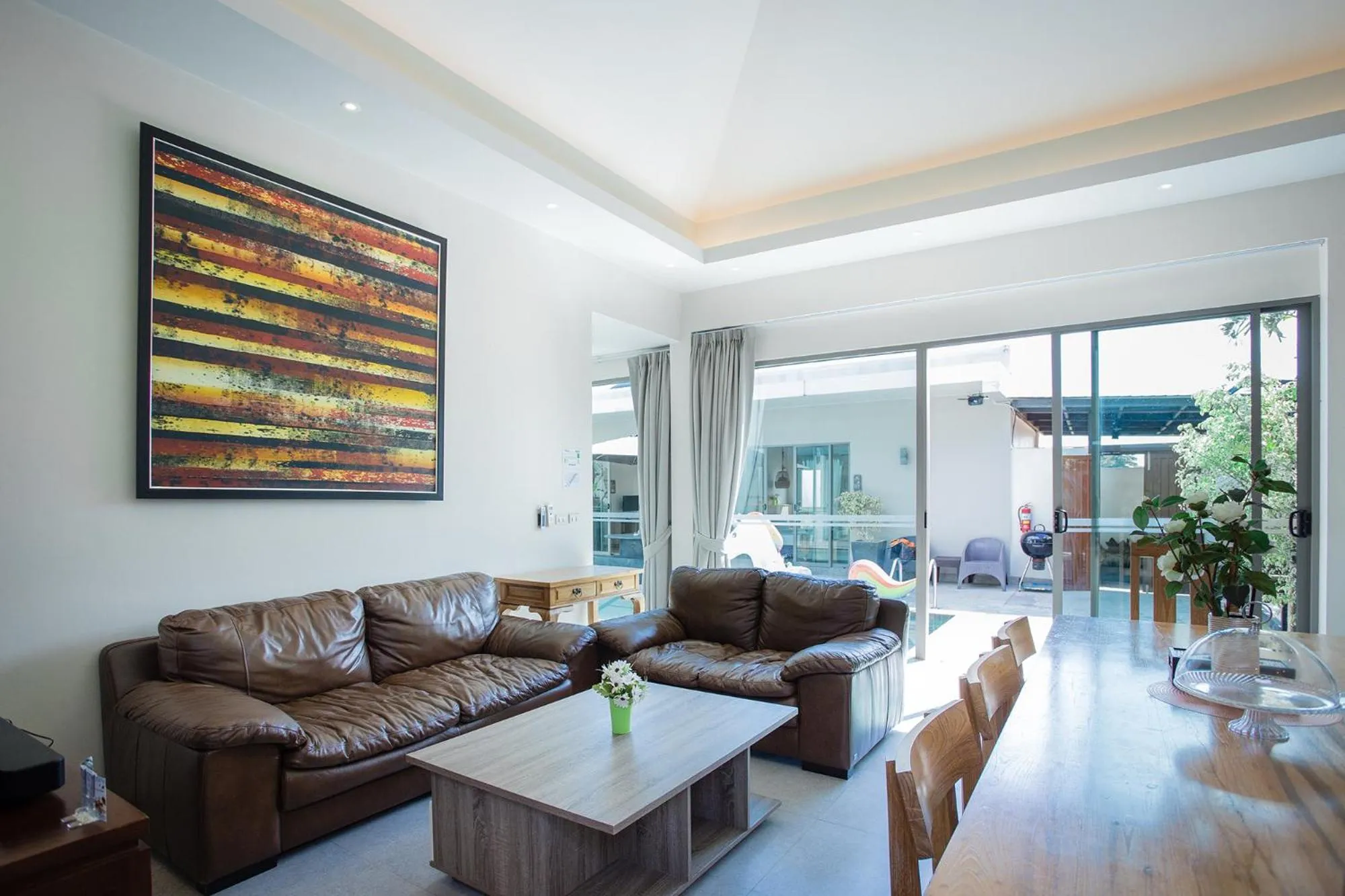 Living room in Yipmunta Pool Villa - SHA Plus Certified