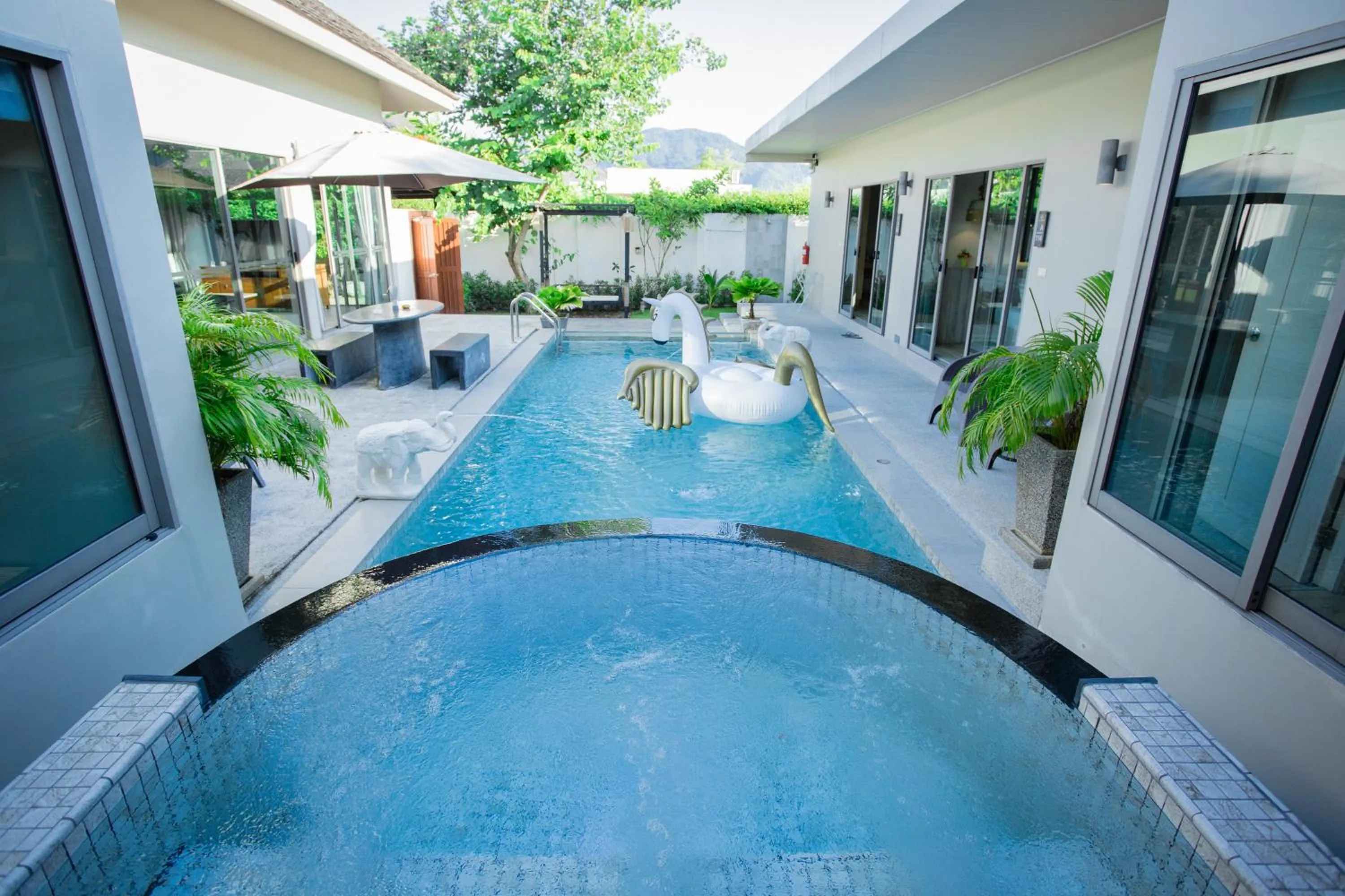 Pool view in Yipmunta Pool Villa - SHA Plus Certified