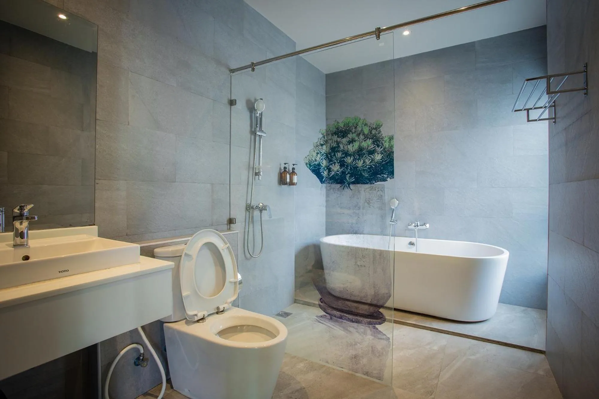 Bathroom in Yipmunta Pool Villa - SHA Plus Certified