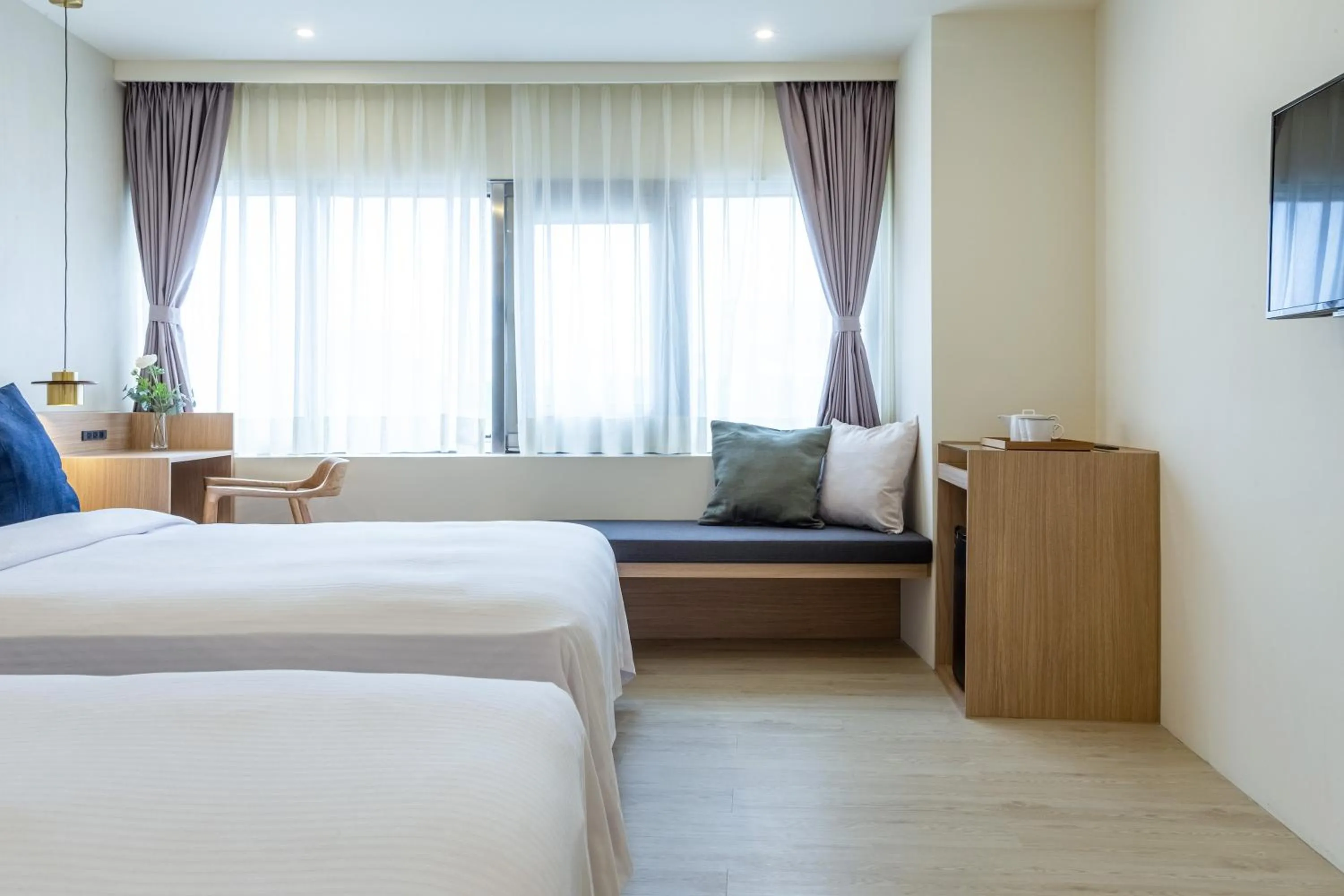 Bed in Hotel Ever Spring - Penghu