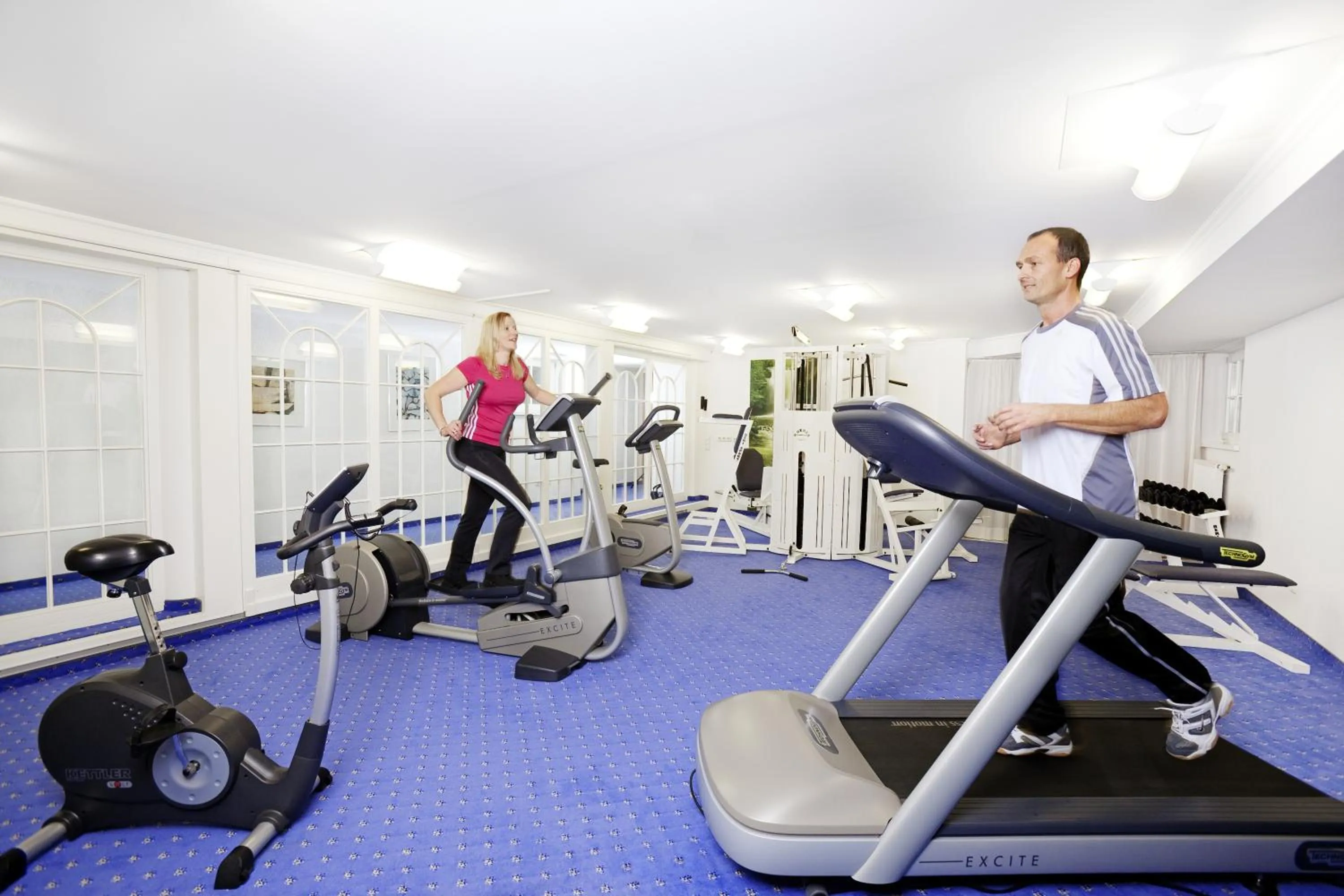Fitness centre/facilities in Hotel Filser