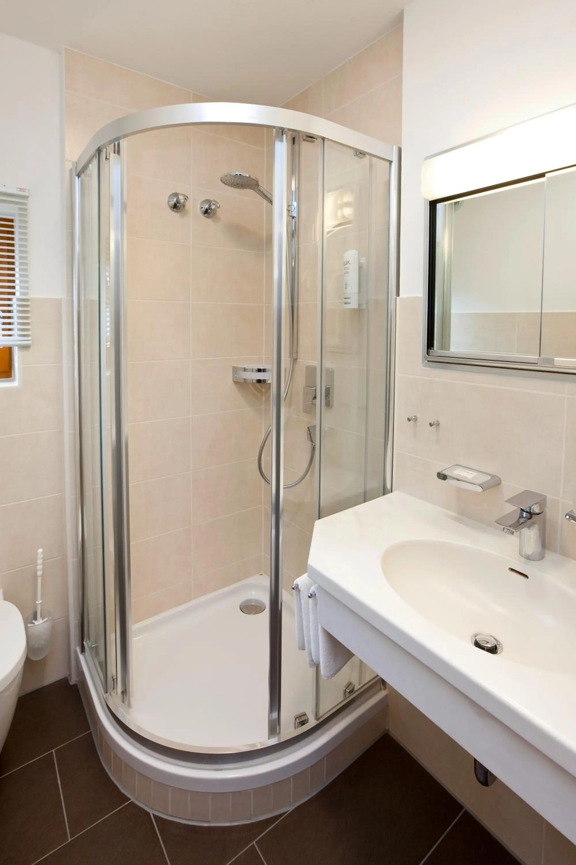 Shower in Hotel Filser