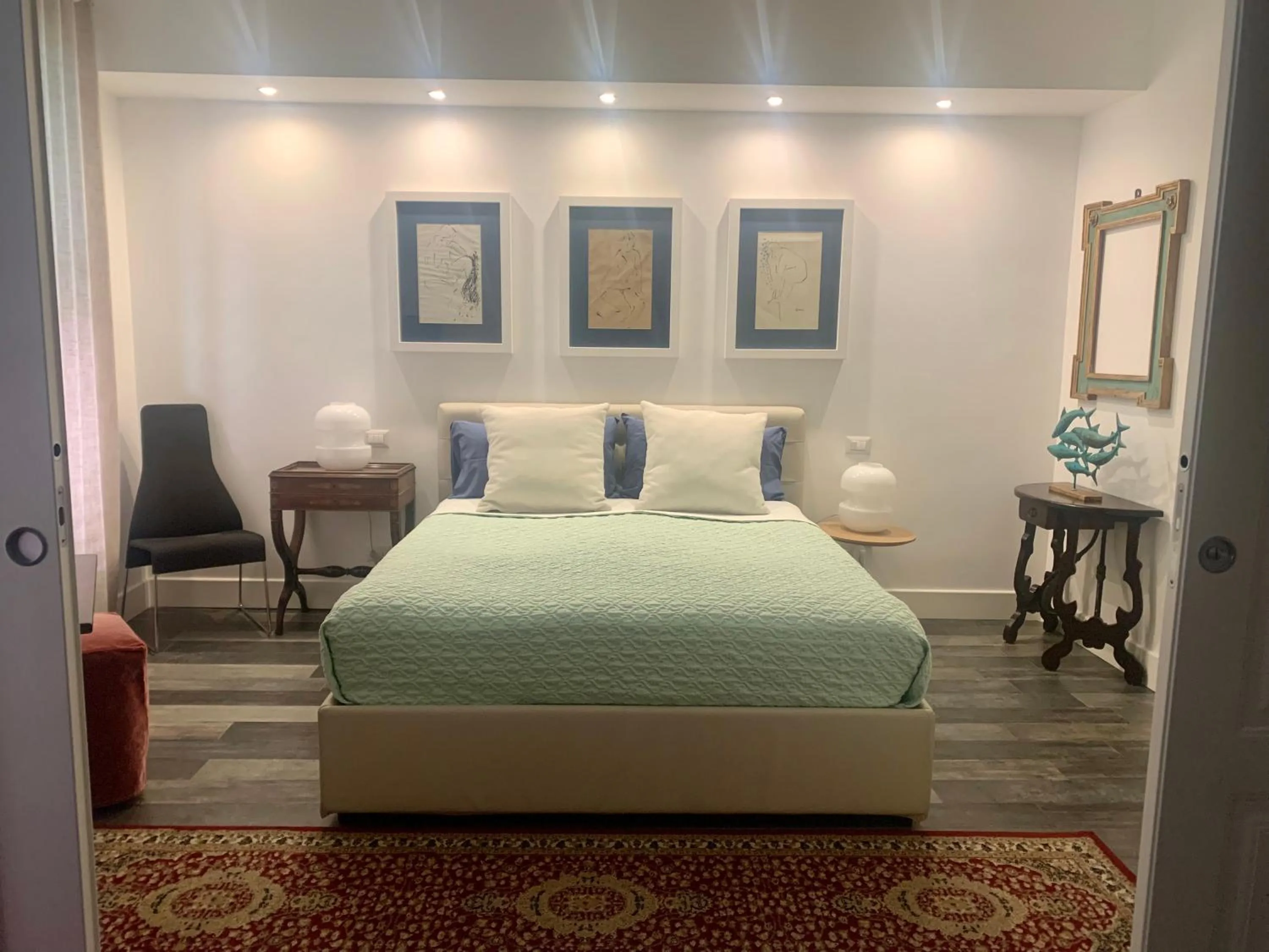 Bed in Casa Aricò & Shatulle Suites