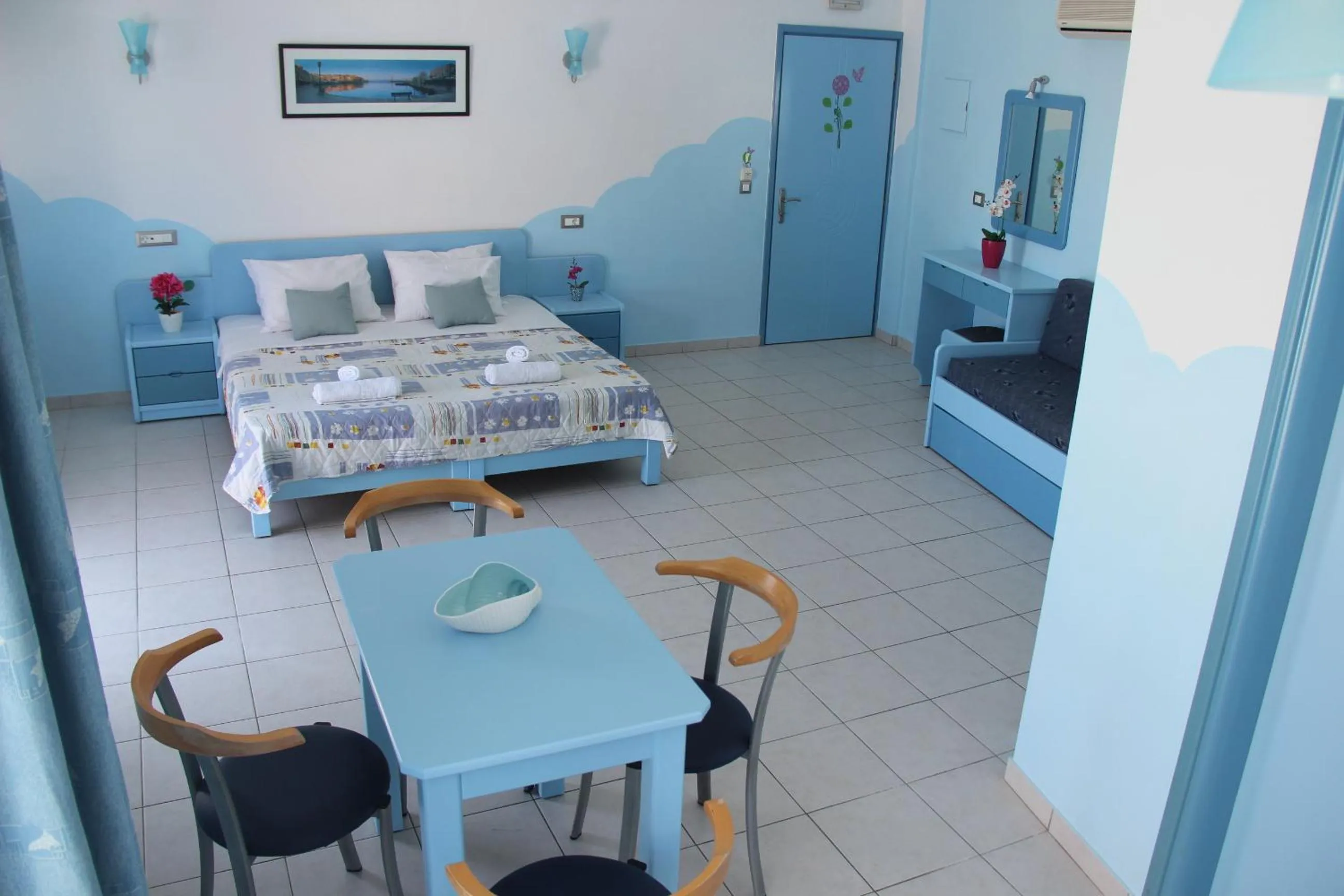 Bed in Mastorakis Village