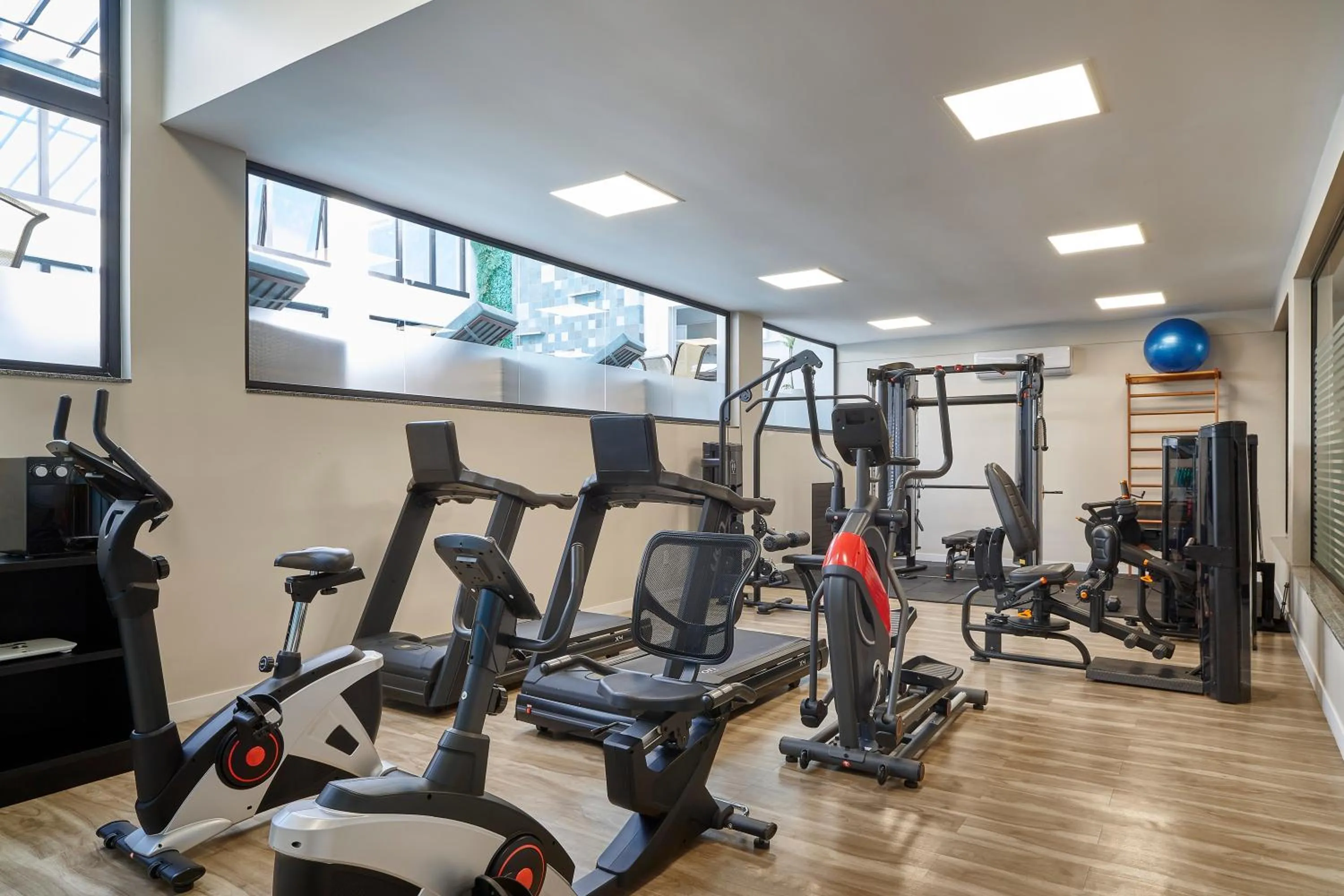 Fitness centre/facilities in Lefel Hotel