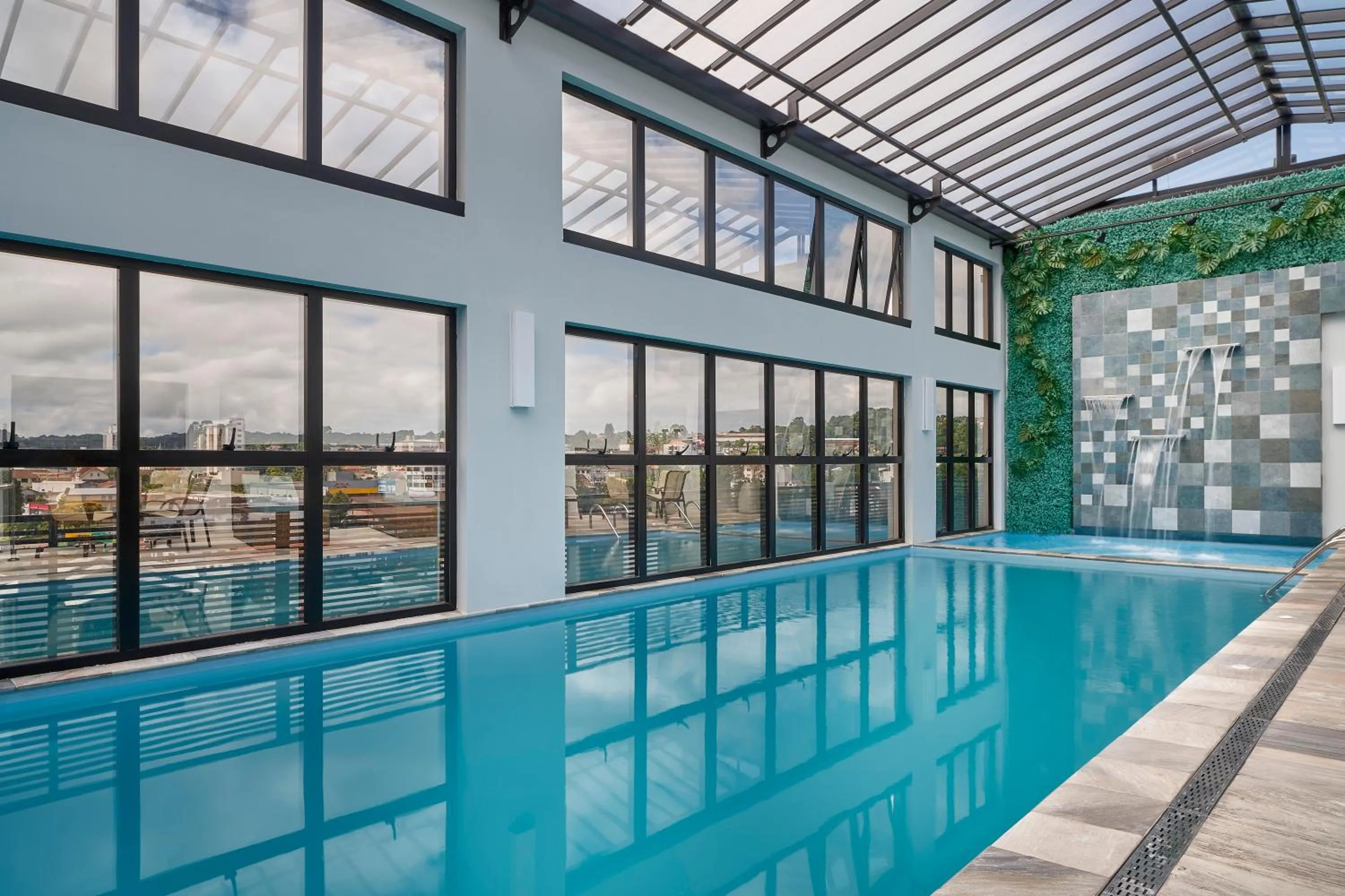 Pool view in Lefel Hotel