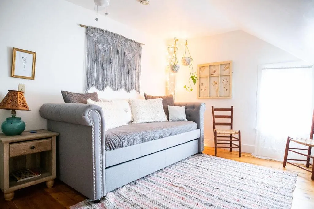 Living room in Craftsbury Farmhouse