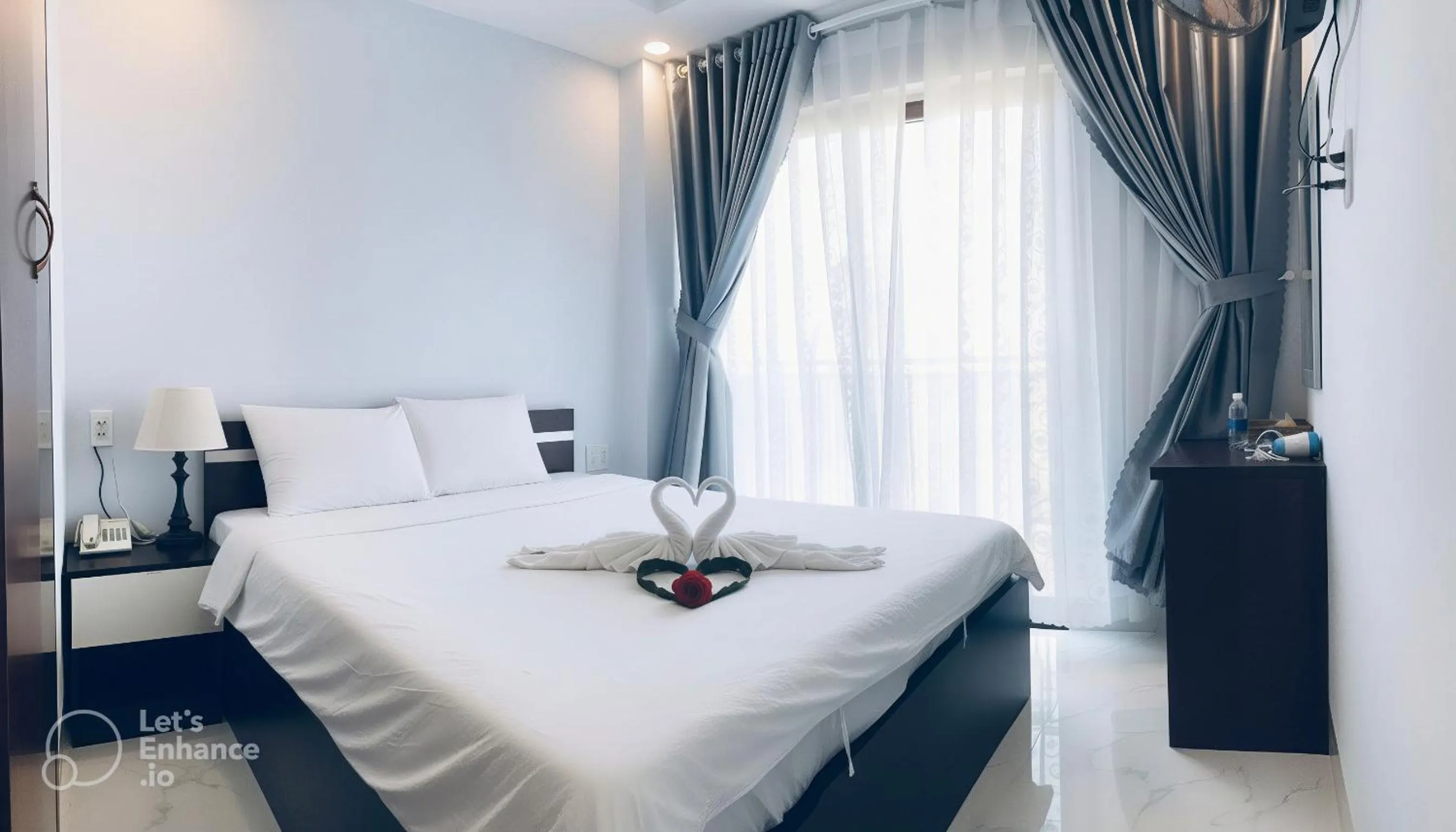 Bed in Tân Thi Hotel