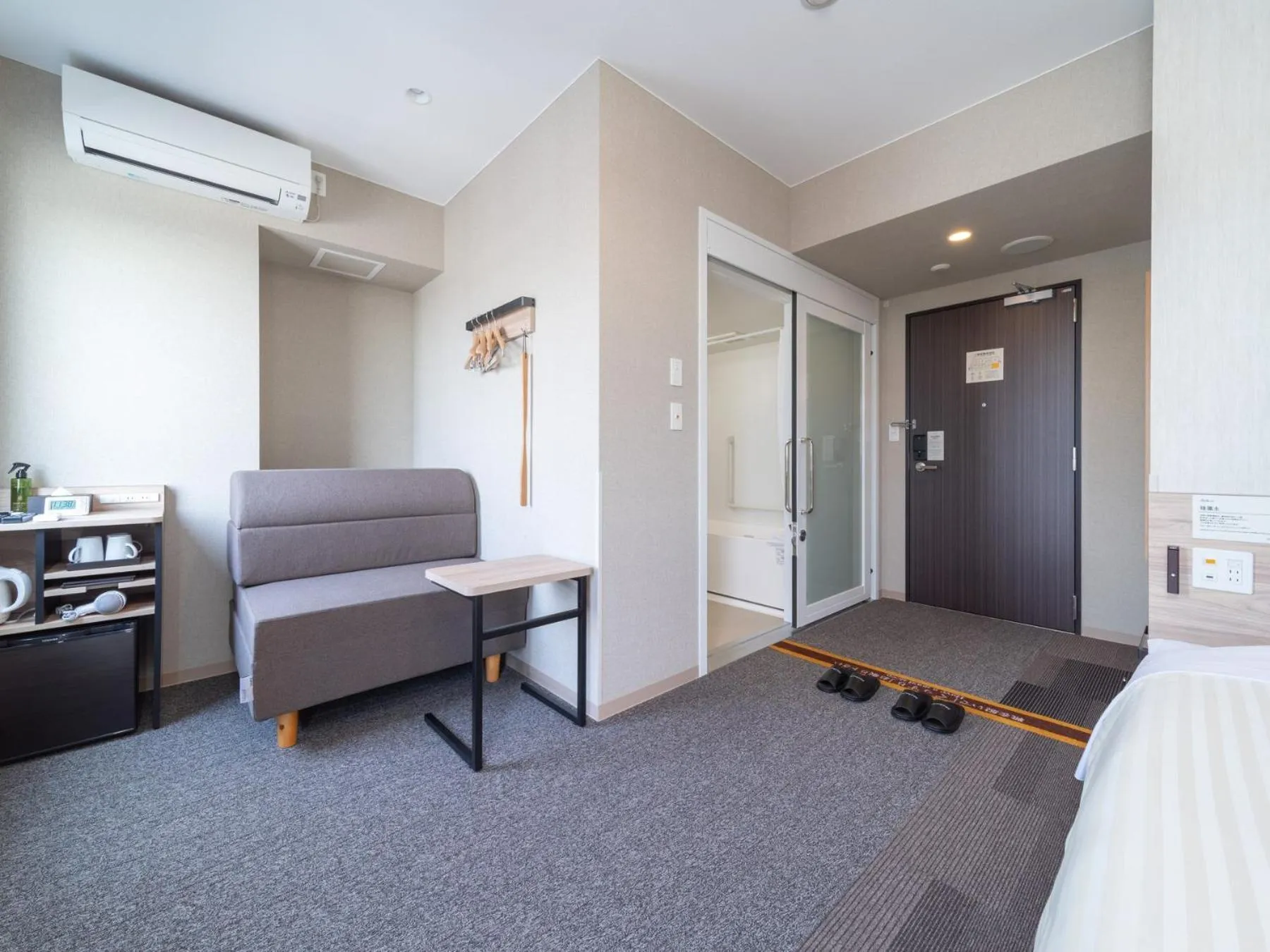 Bed in Super Hotel Iyo Saijo