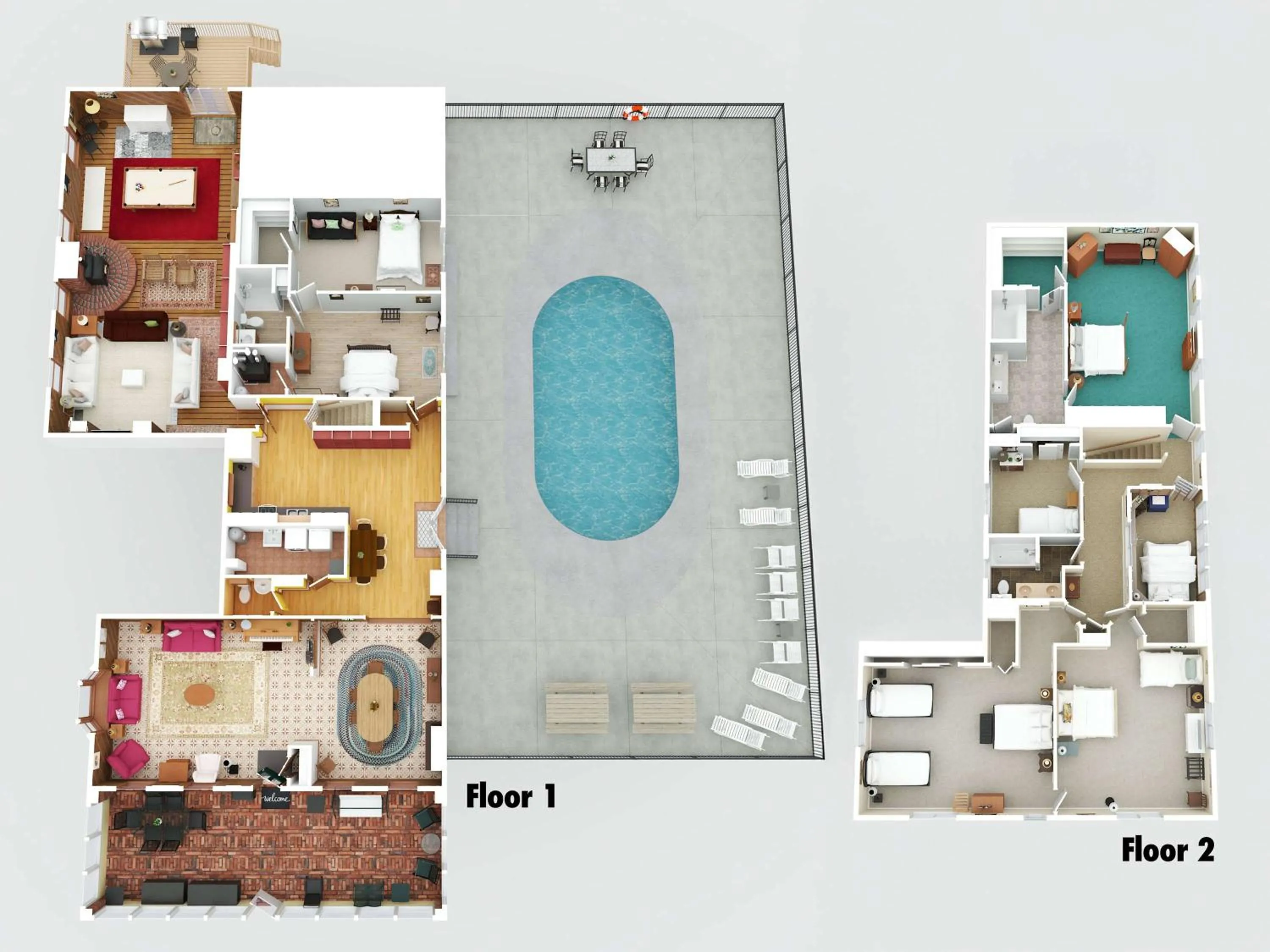 Country Lodge for 18, With Pool and Pond, Near Ark