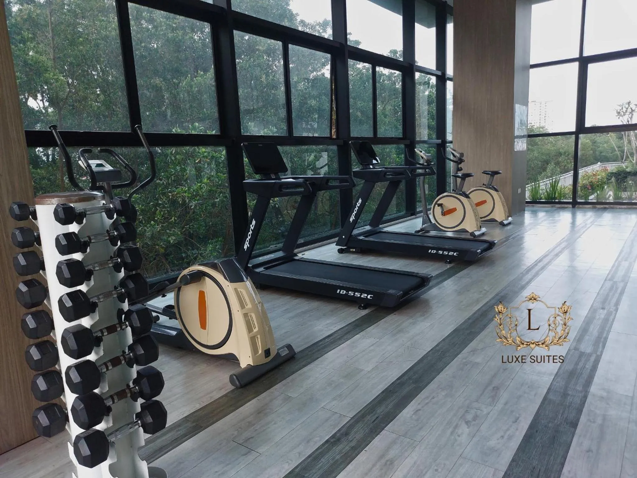 Fitness centre/facilities in Luxe Suites at Skyloft