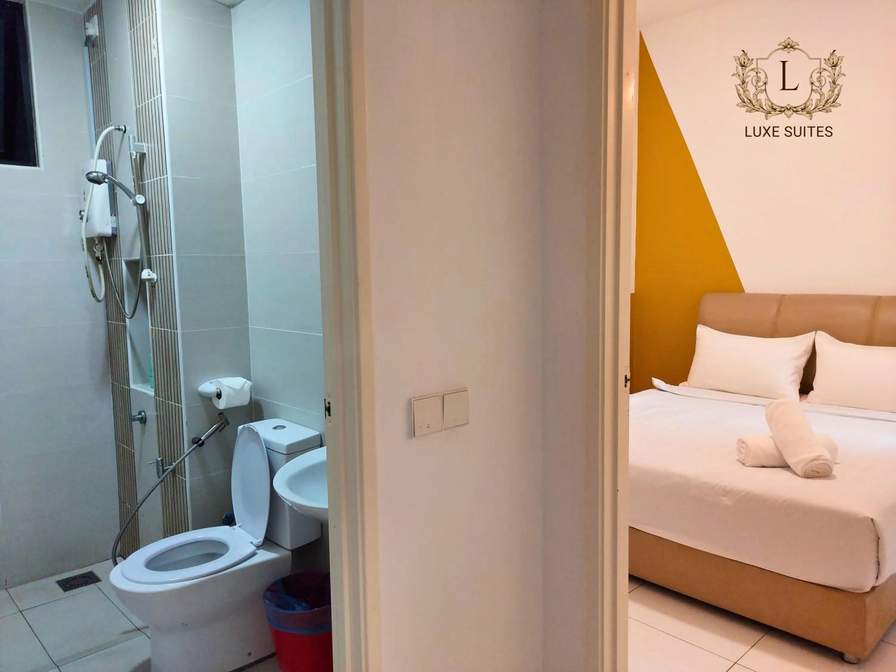 Bed in Luxe Suites at Skyloft