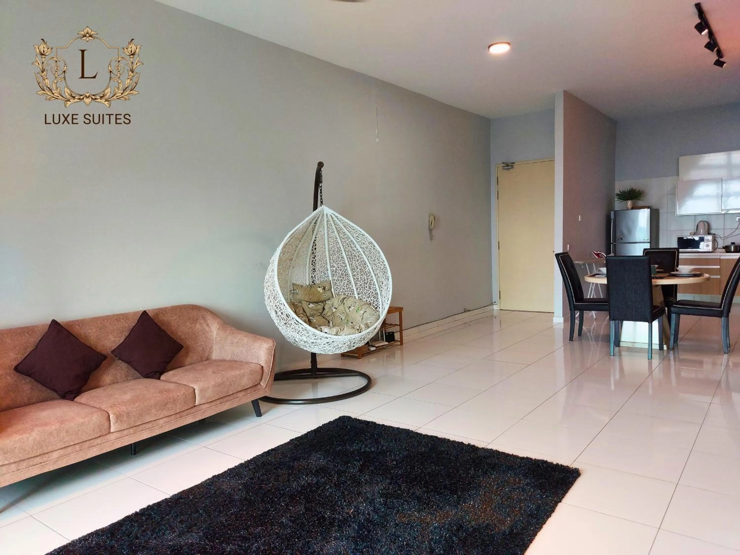 Living room in Luxe Suites at Skyloft