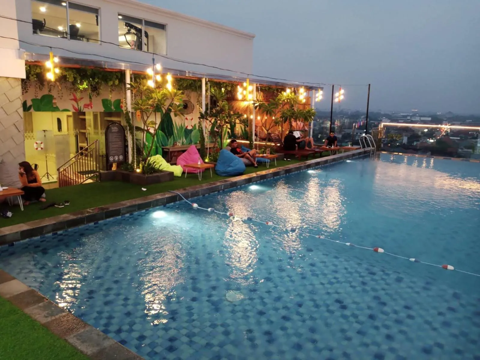 Lounge or bar in Zigna Kampung Batik