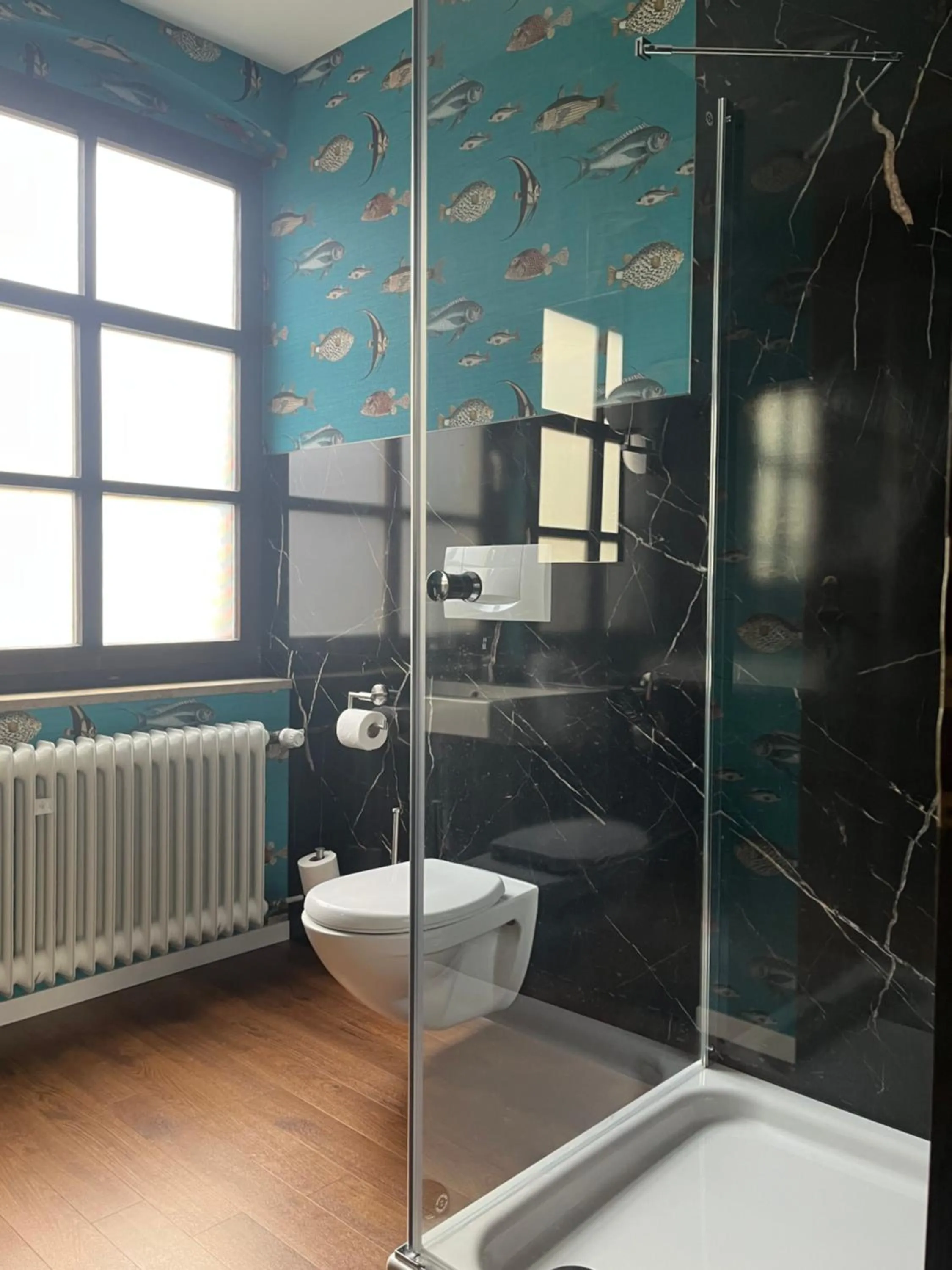 Bathroom in Hotel Maxplatz