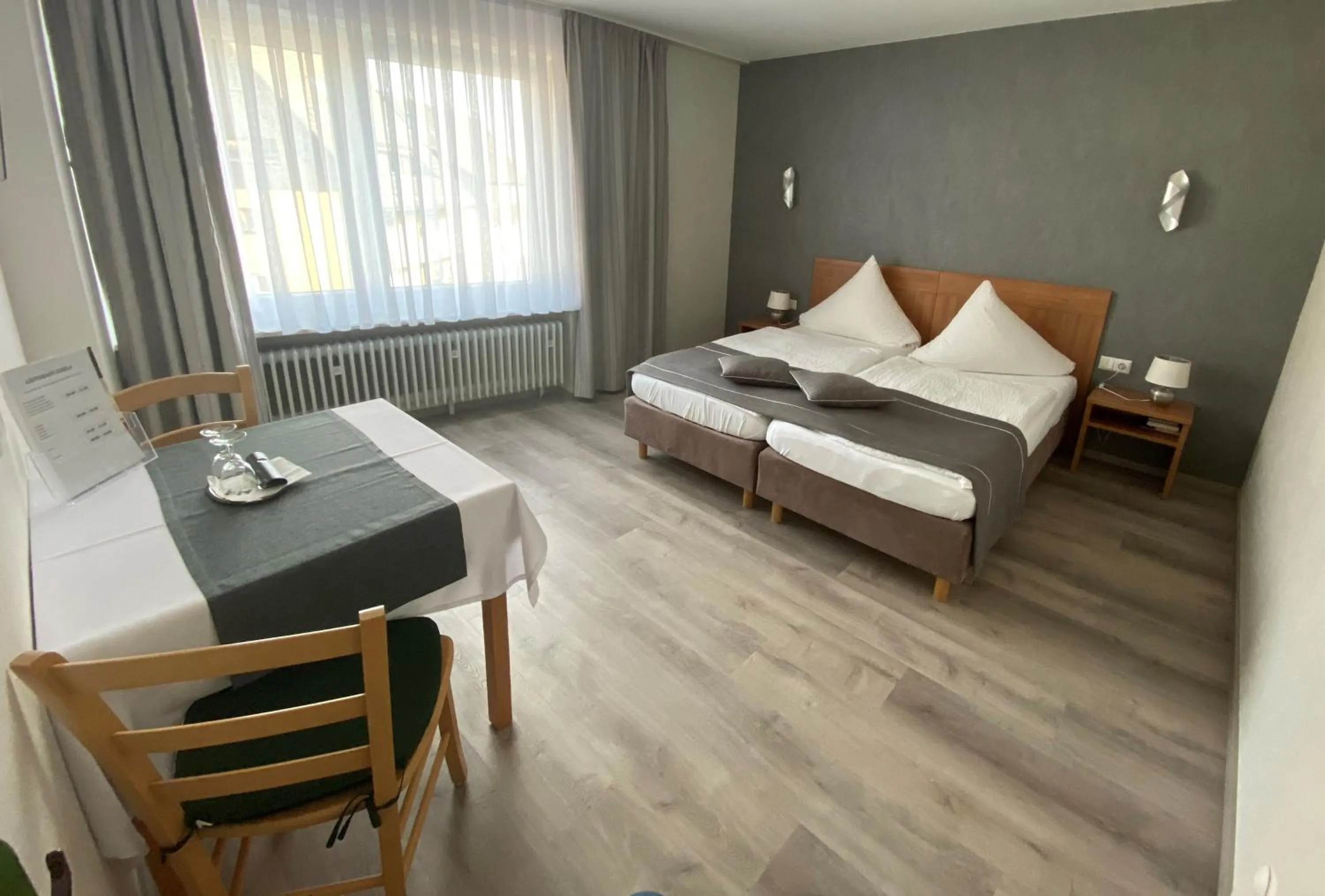 Bed in Gästehaus Gisela