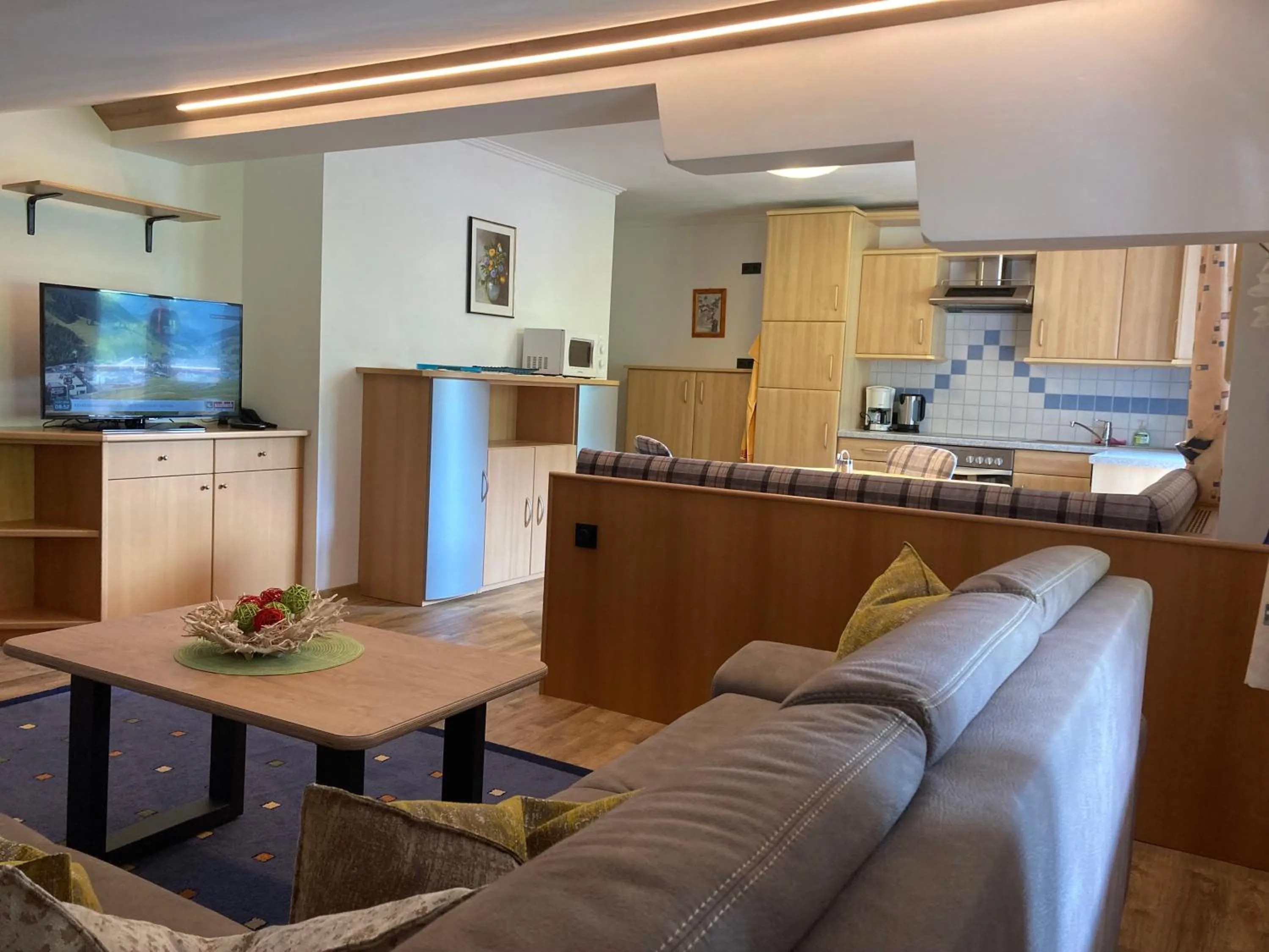 Living room in Hotel Garni Siegmundshof - inclusive Joker Card im Sommer