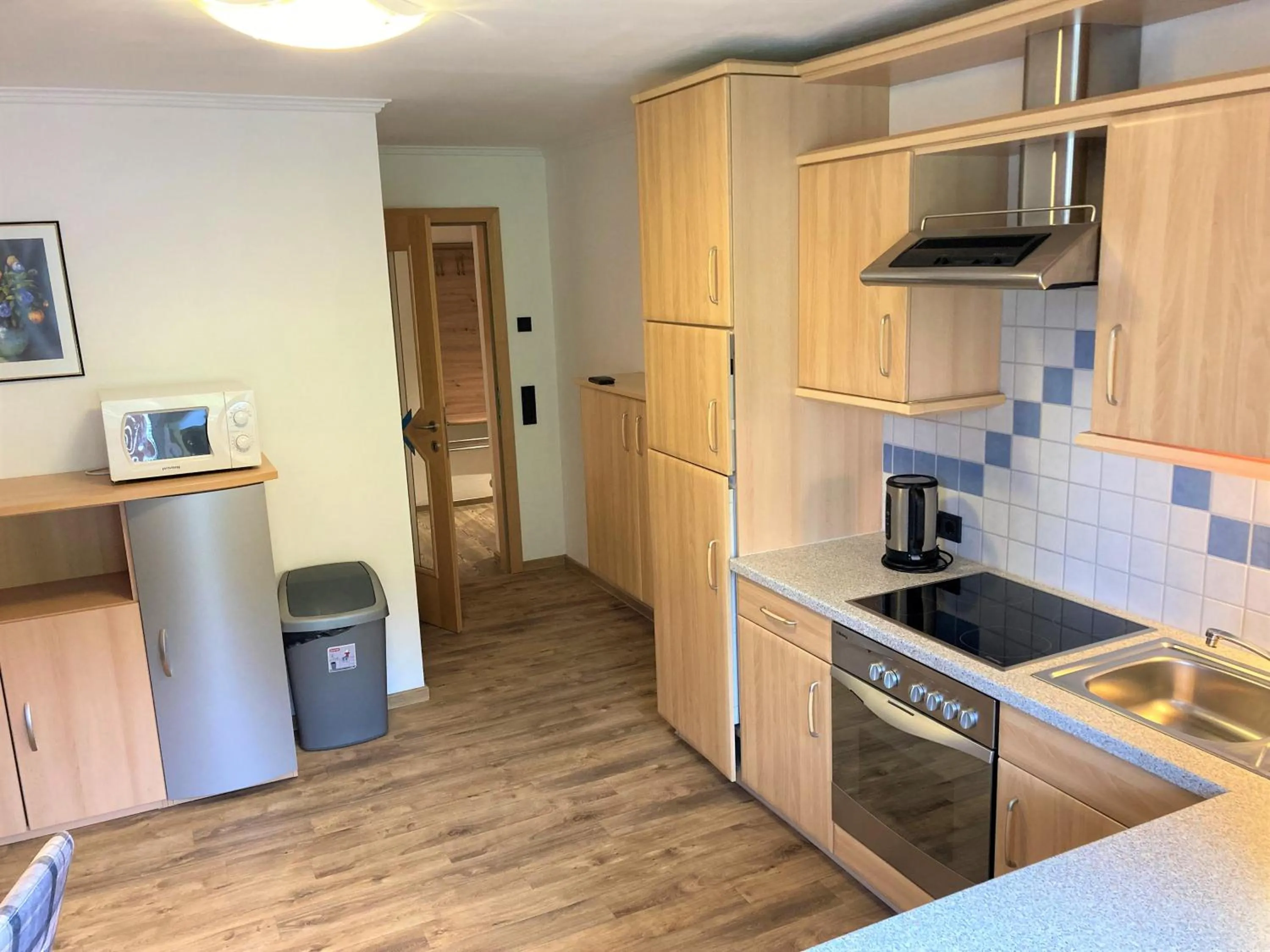 kitchen in Hotel Garni Siegmundshof - inclusive Joker Card im Sommer