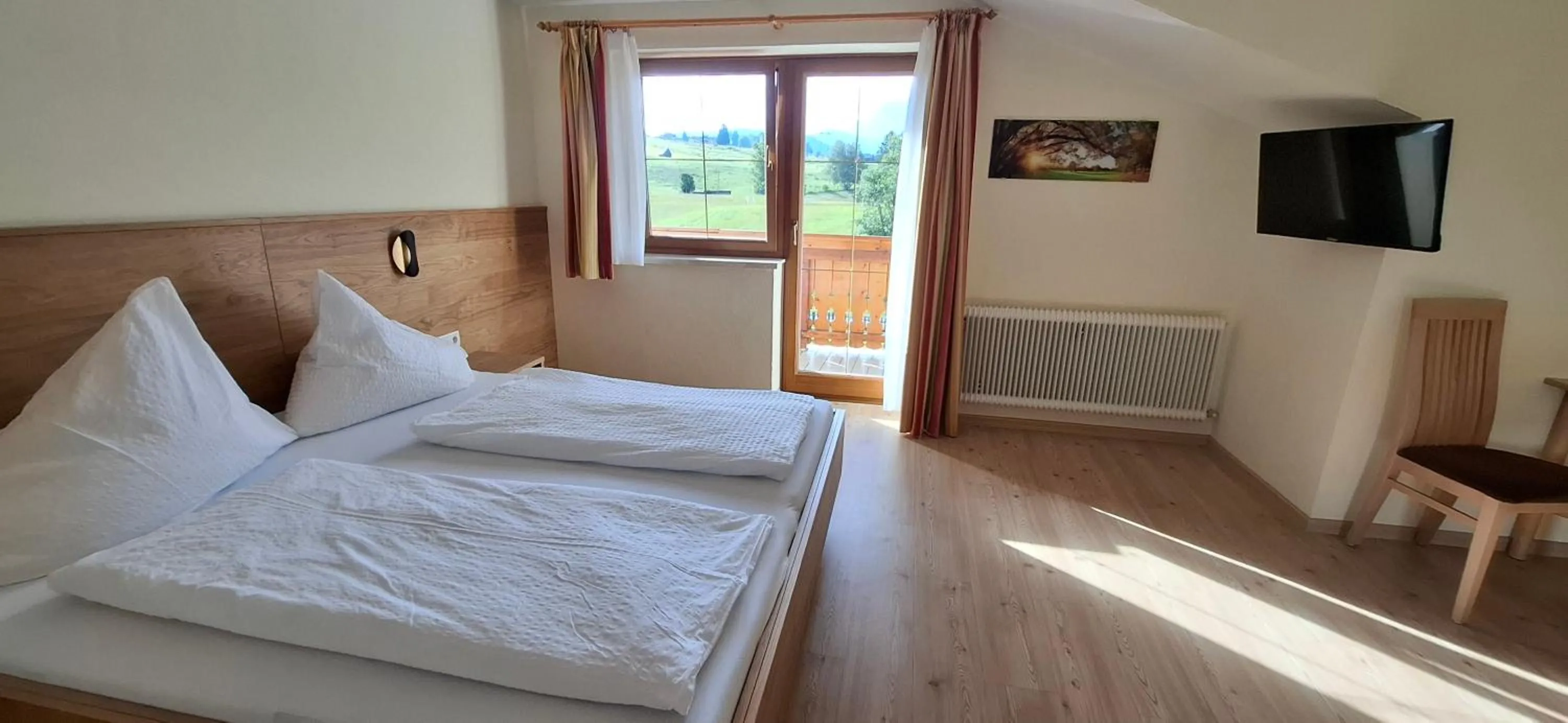 Bed in Pension Stammerhof