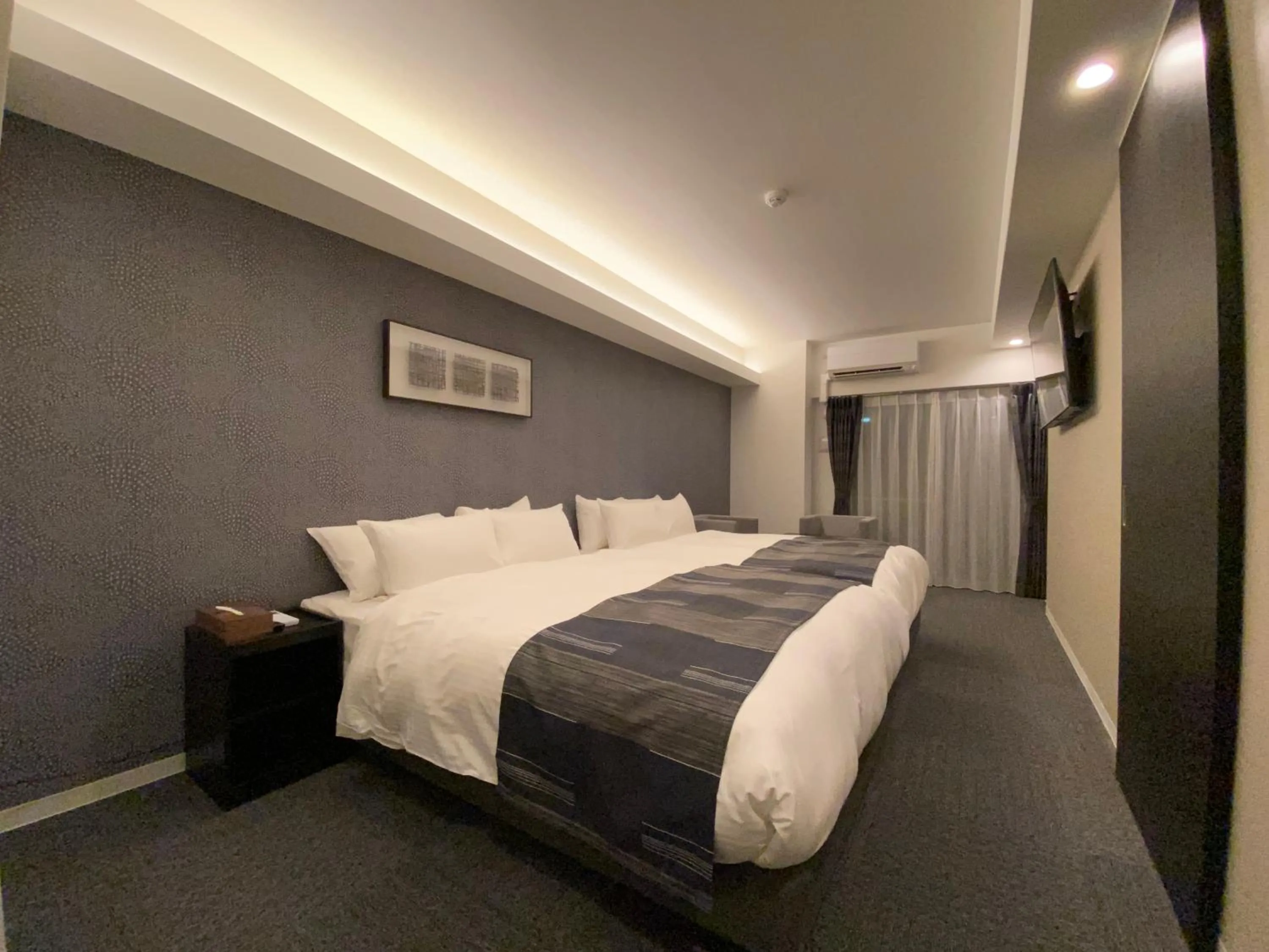 Bed in Randor Residential Hotel Fukuoka Classic