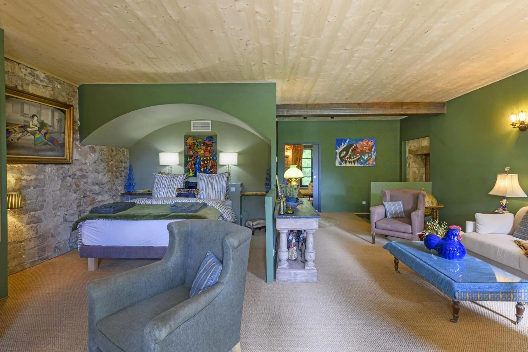 Bedroom, Bed in Bastide de Bellegarde