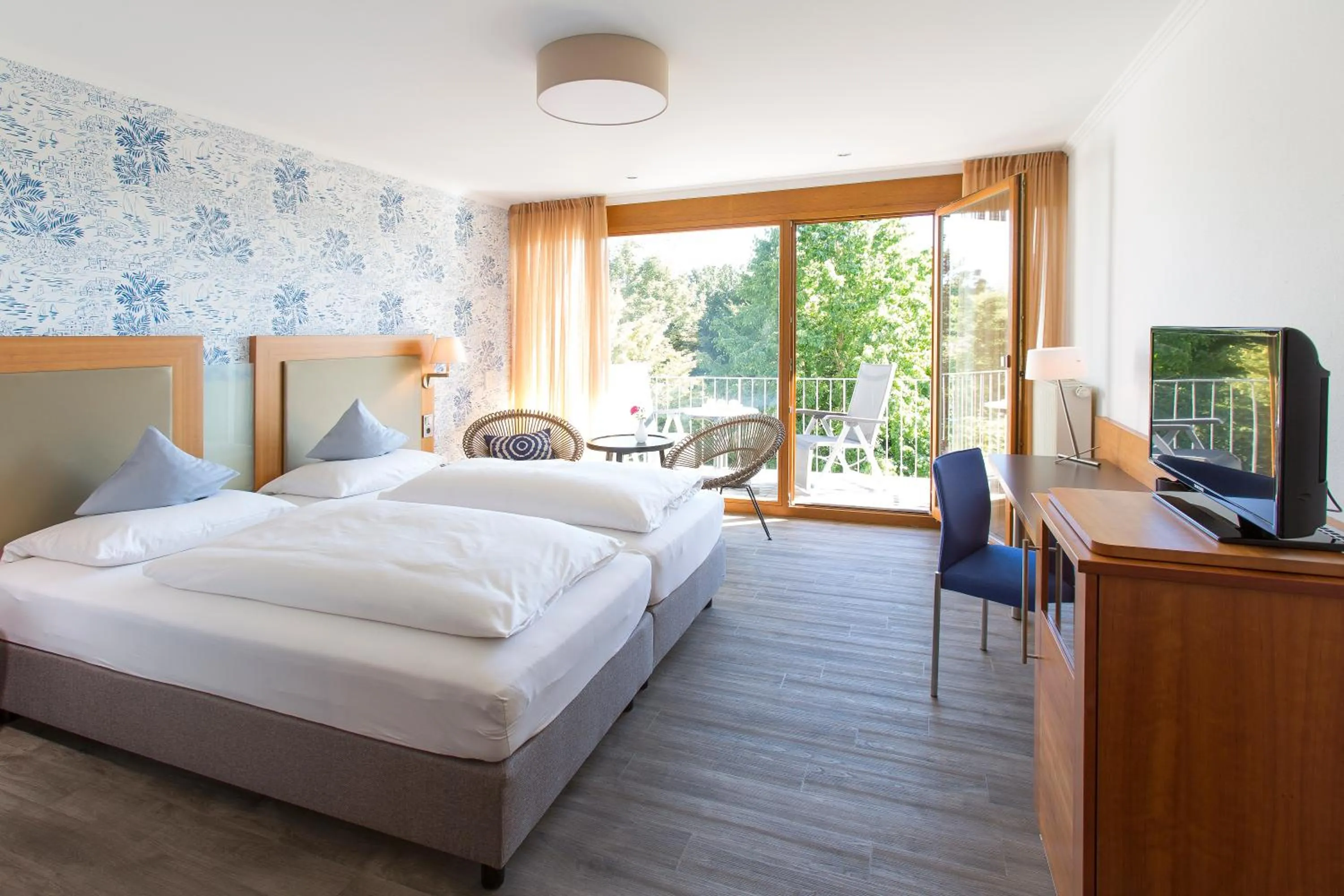 Bed in Hotel Knoblauch