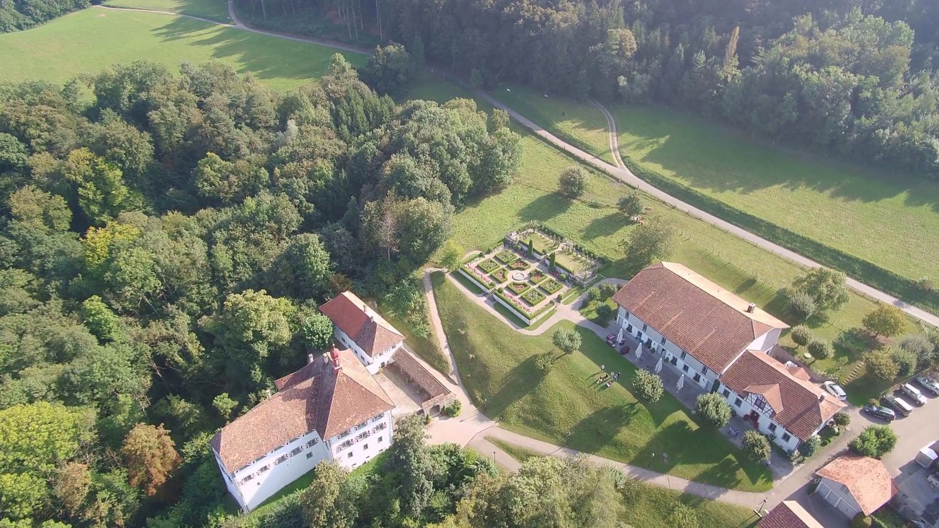 Bird's eye view in Schloss Freudenfels