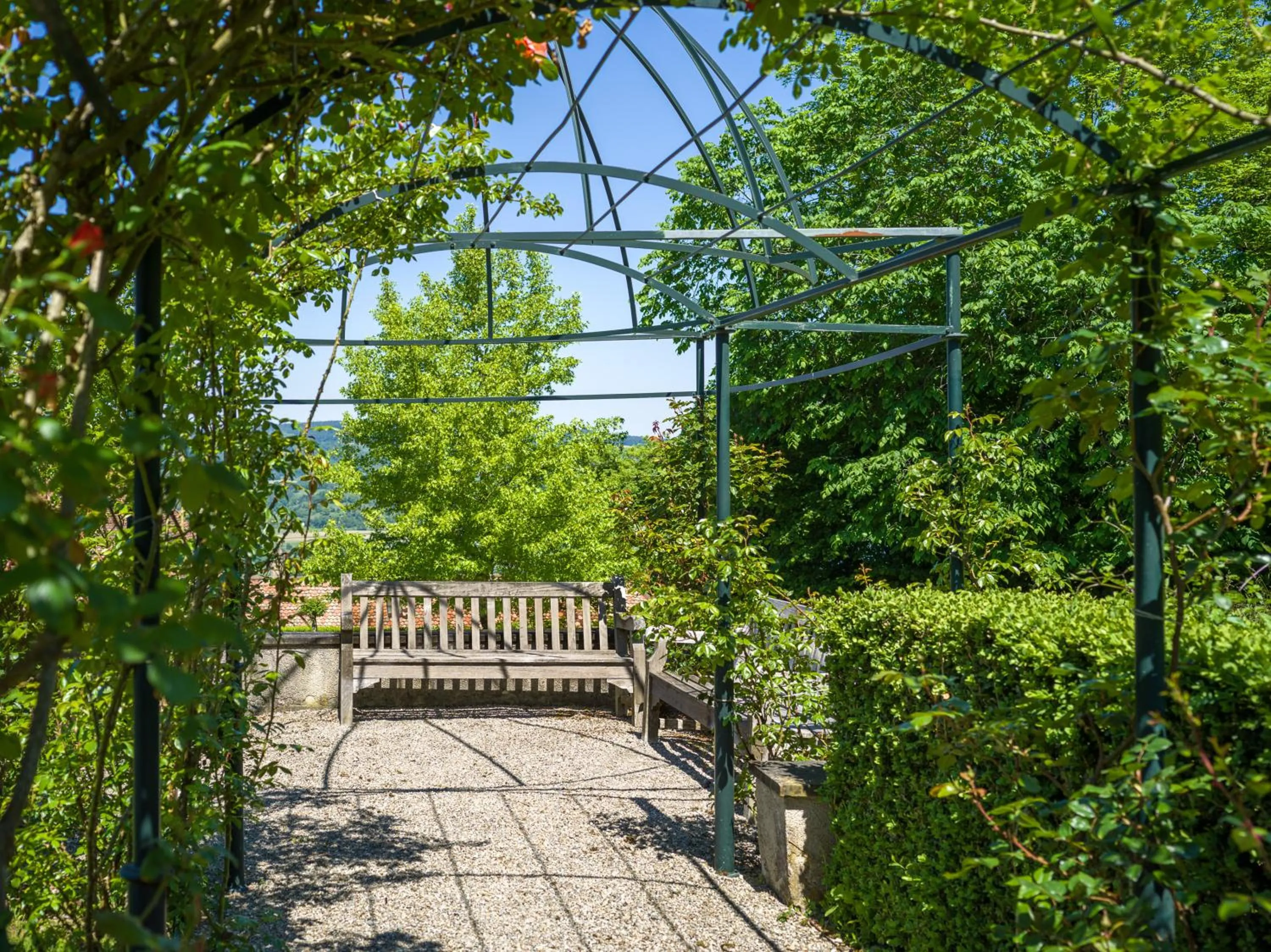 Garden in Schloss Freudenfels