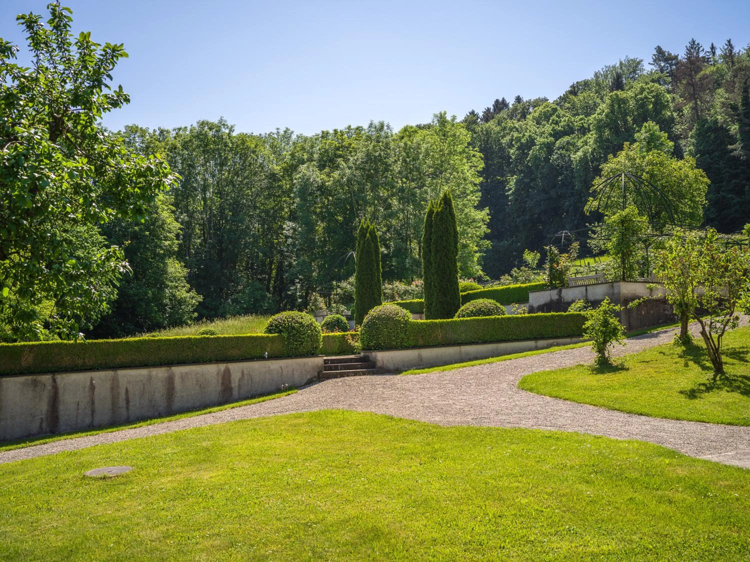 Garden in Schloss Freudenfels