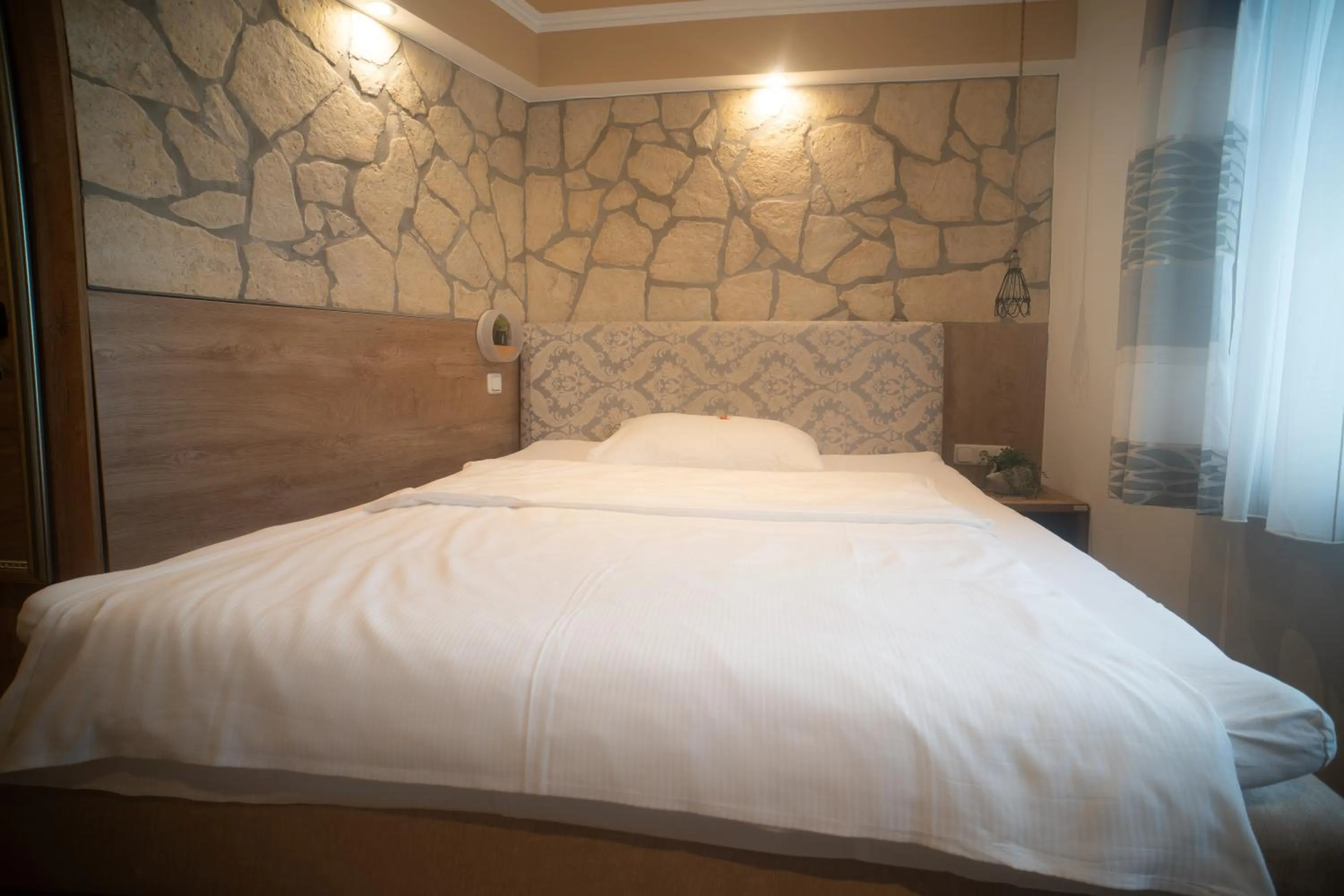 Bed in Pension Wachau