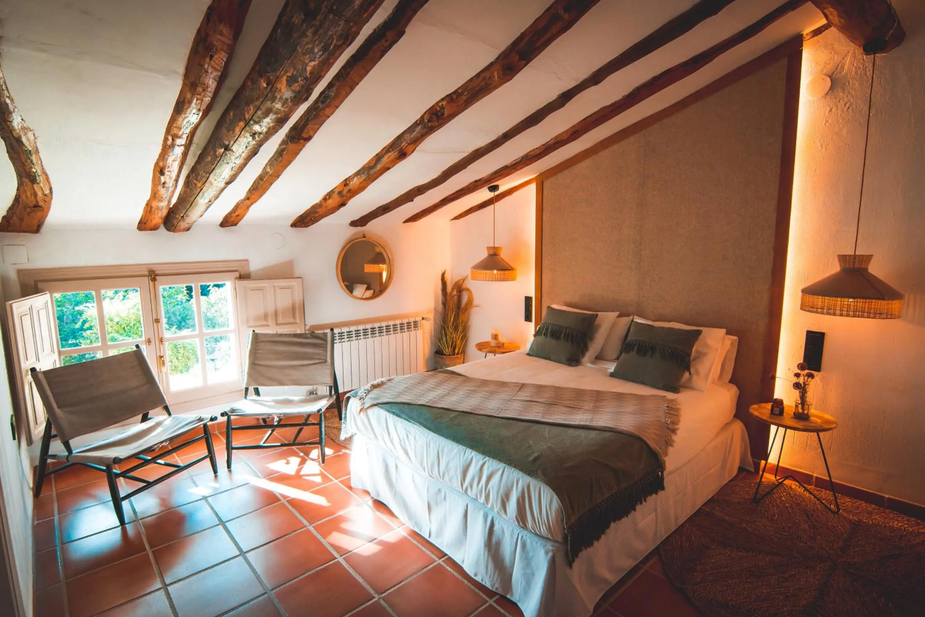 Bed in VILASIRA ( Rooms & Wines )