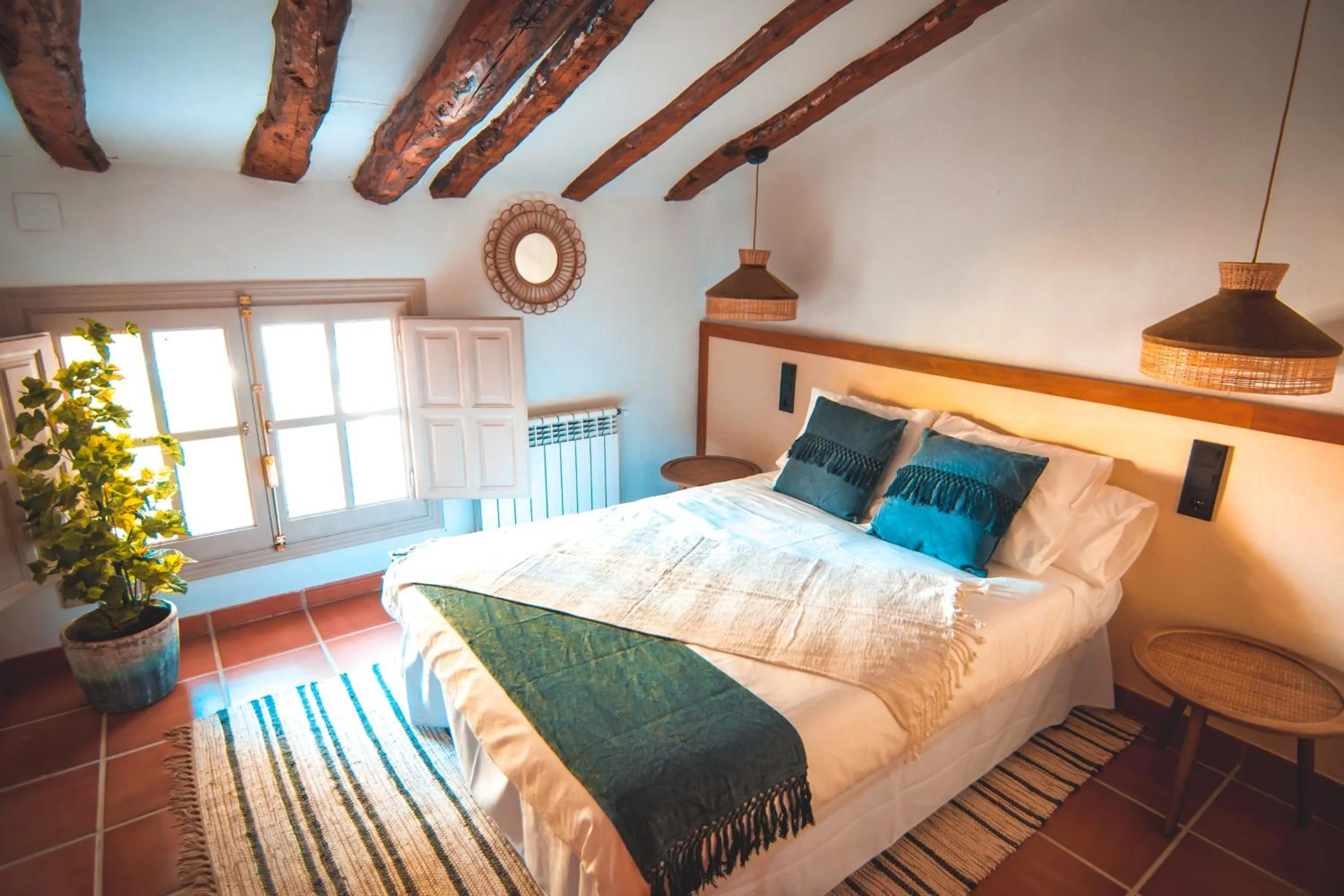 Bed in VILASIRA ( Rooms & Wines )