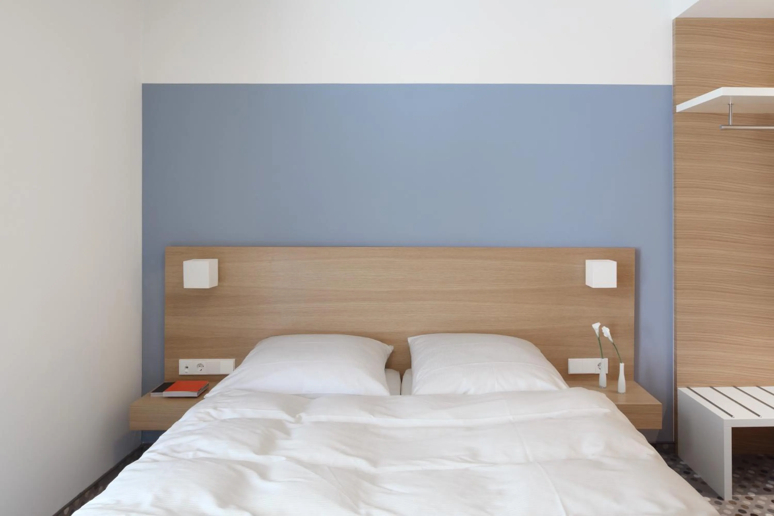 Bed in Hotel Waldhorn