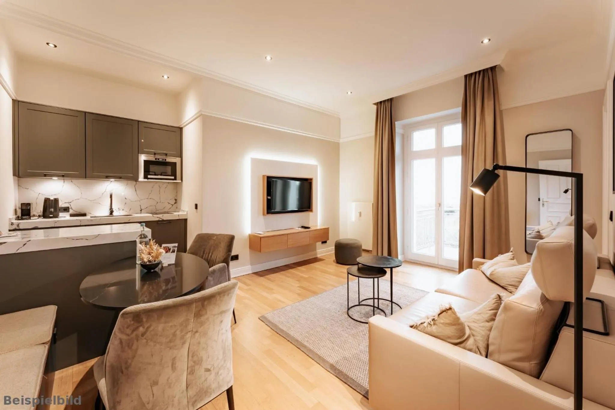 Bed in Strandhotel Kurhaus Juist