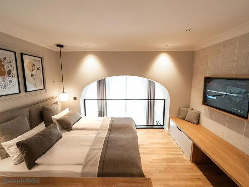 Bed in Strandhotel Kurhaus Juist