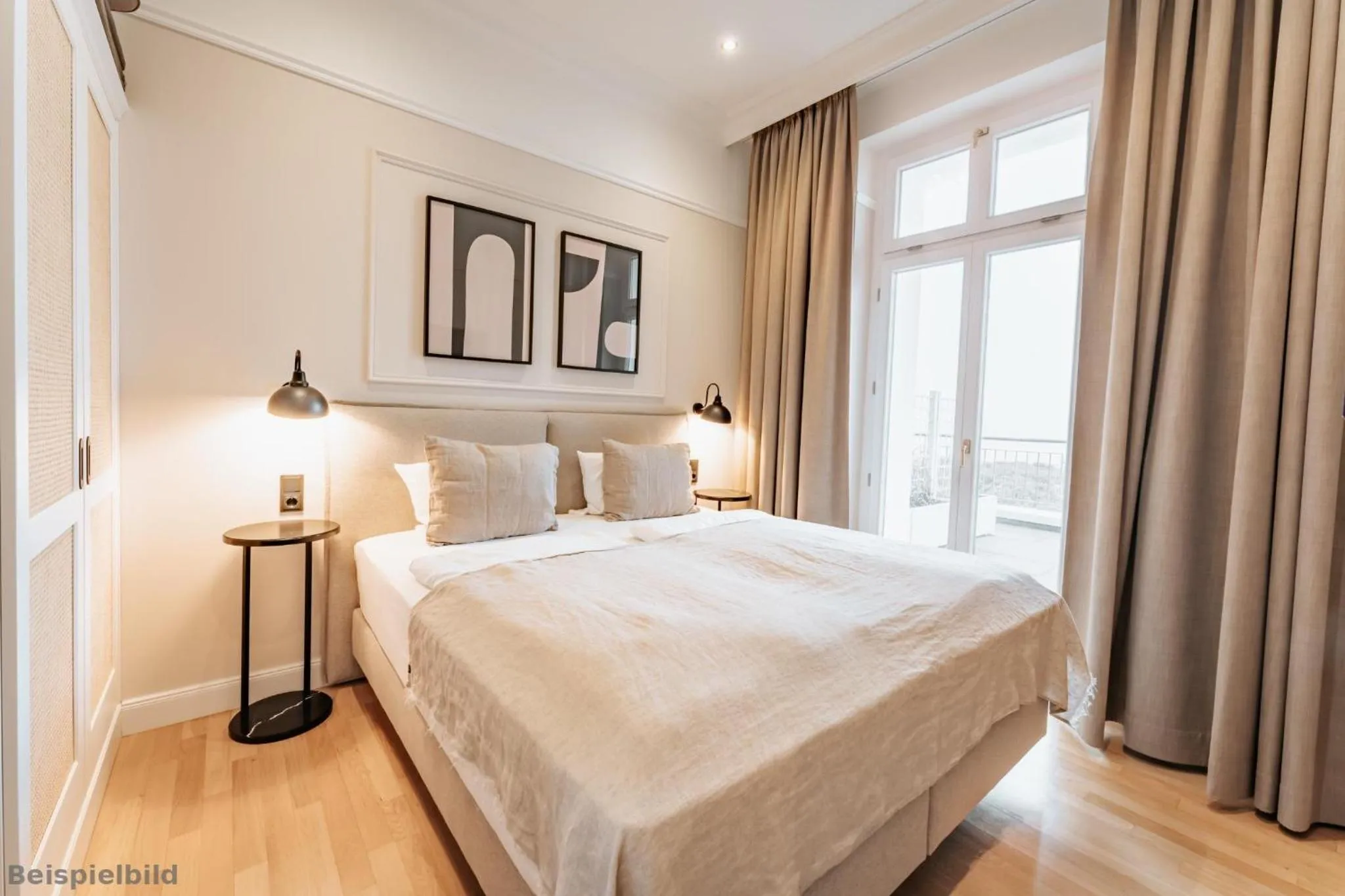 Bed in Strandhotel Kurhaus Juist