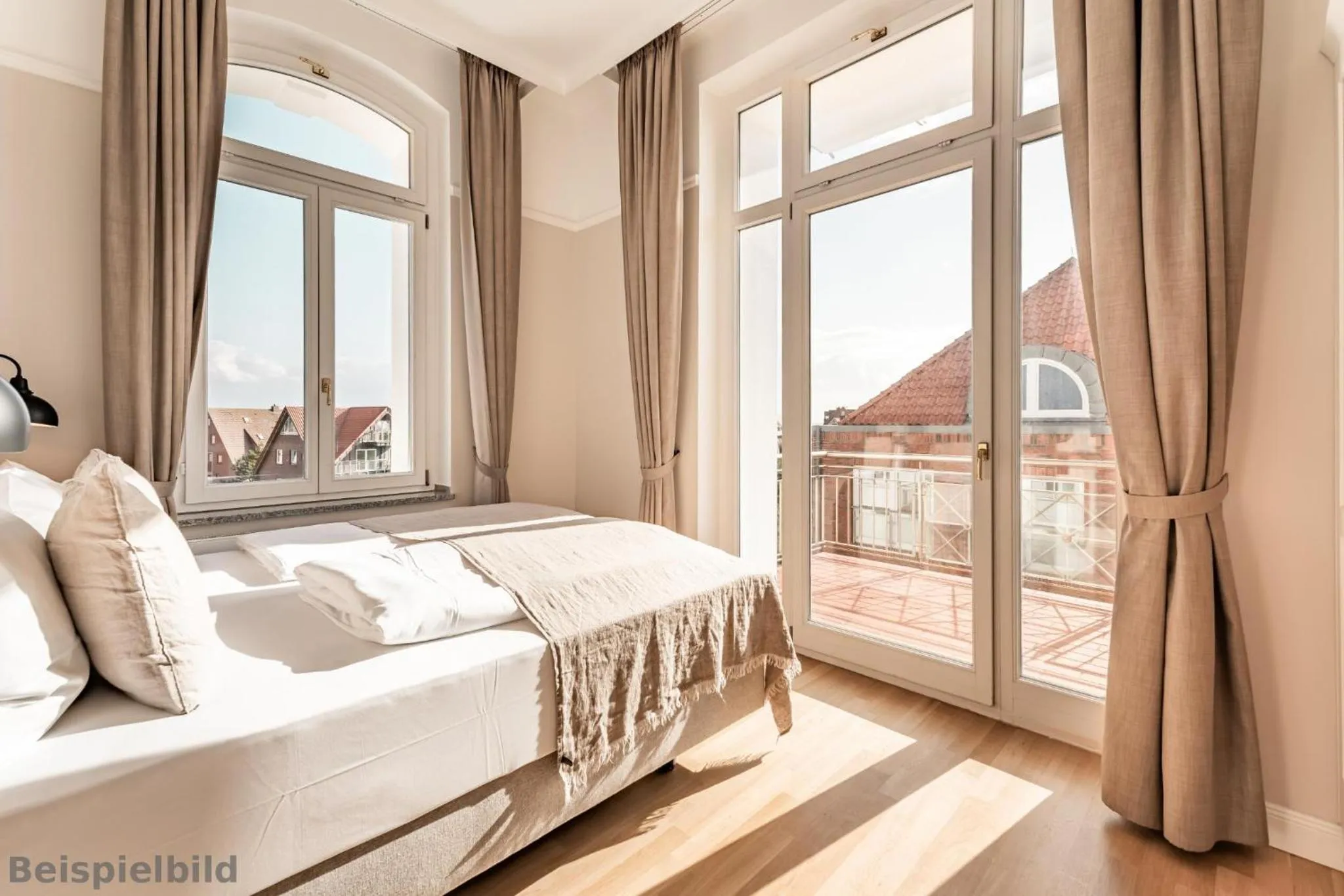 Bed in Strandhotel Kurhaus Juist