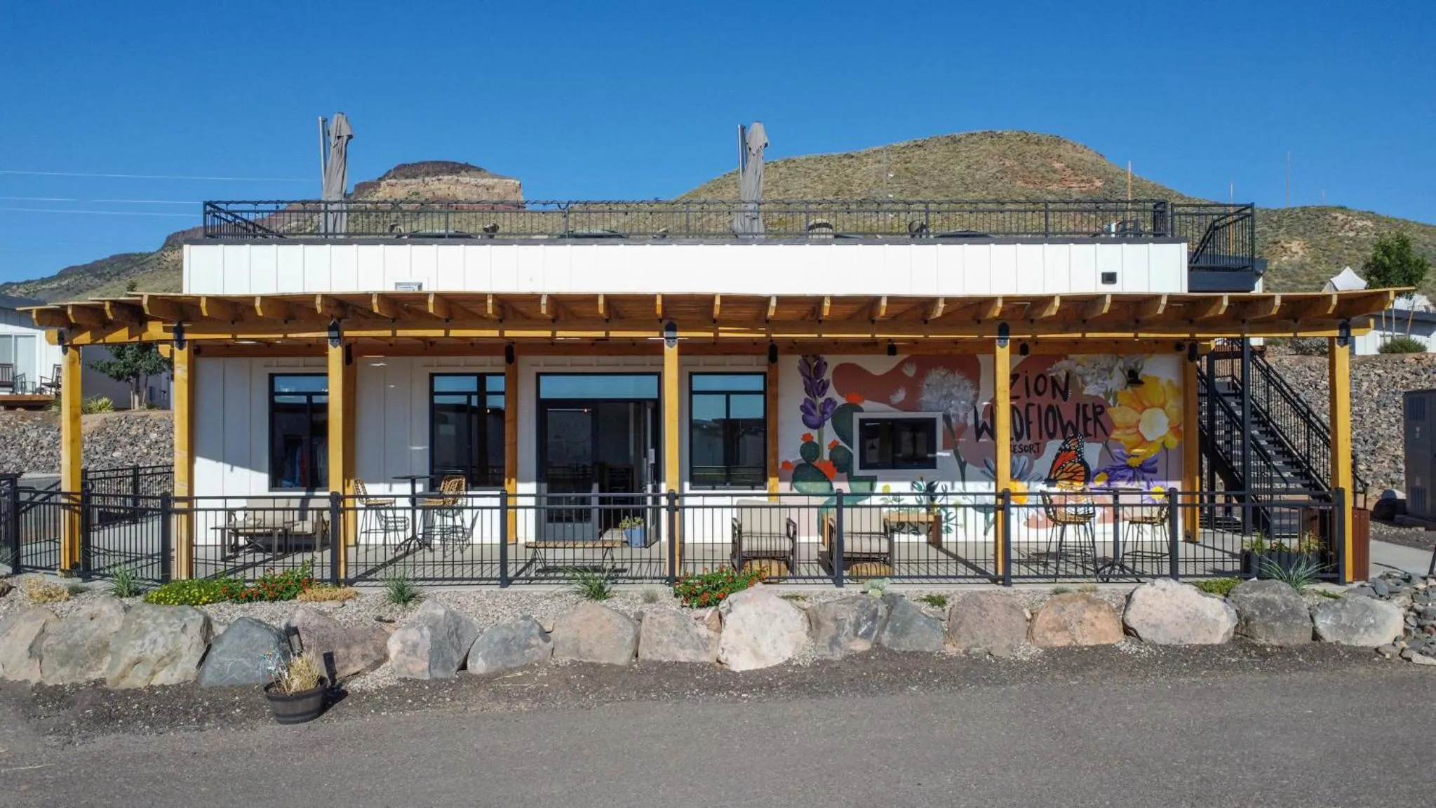 Property building in Zion Wildflower Resort