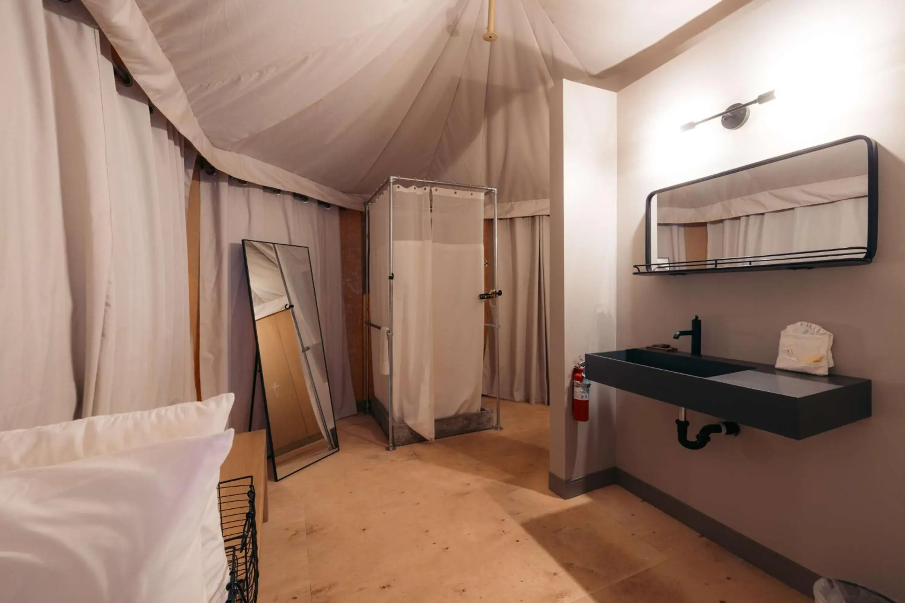 Tent with One King Bed, Sofa Bed and Private Bathroom - Non-Smoking in Zion Wildflower Resort Tent with One King Bed, Sofa Bed and Private Bathroom - Non-Smoking in Zion Wildflower Resort