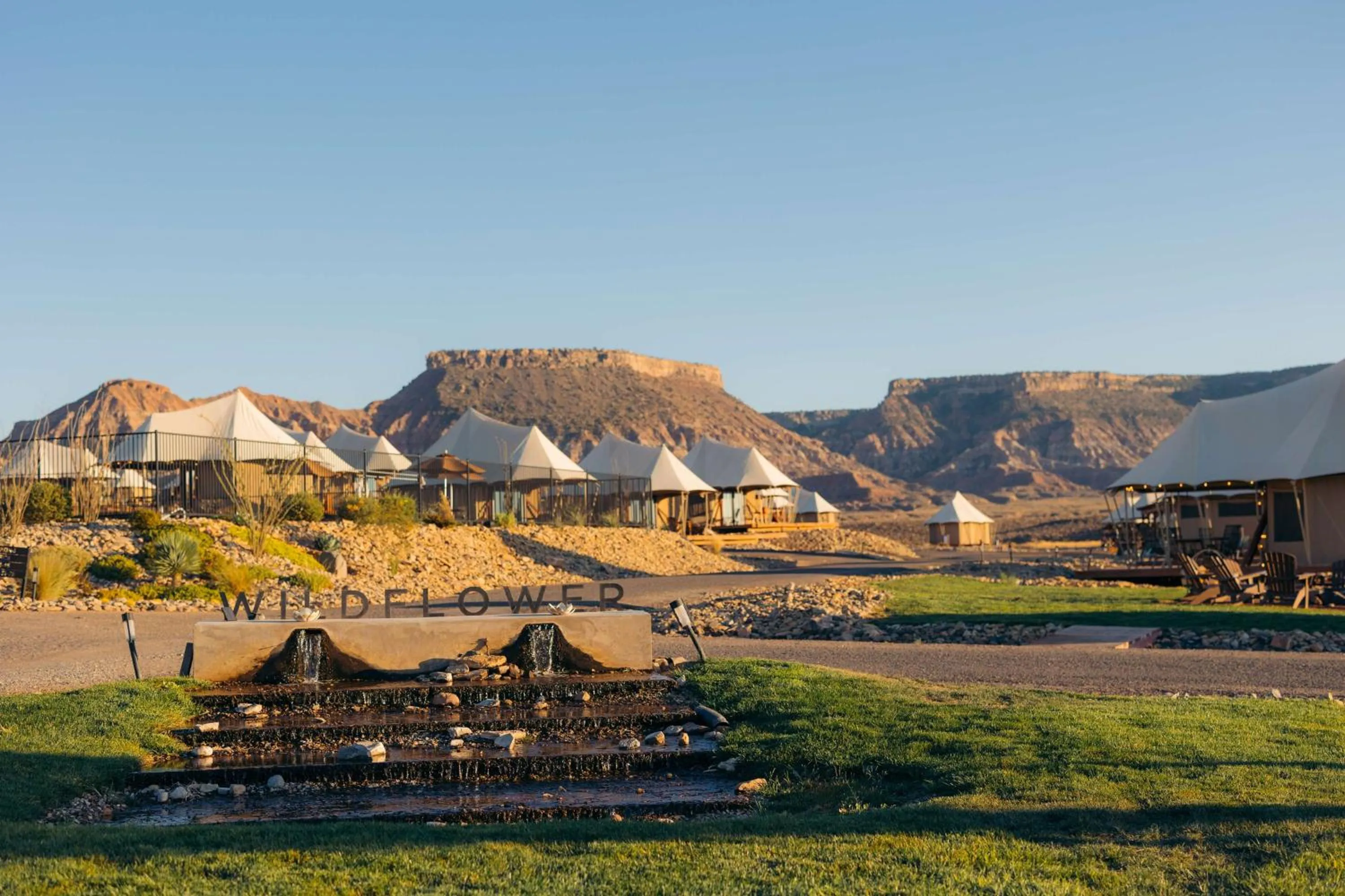 Property building in Zion Wildflower Resort